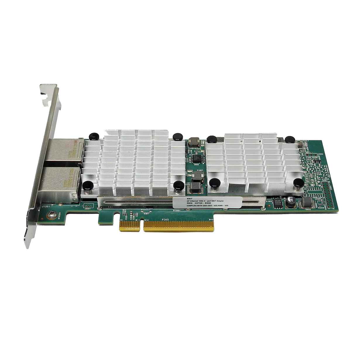 HP 530T Dual-Port PCIe x8 10Gb Ethernet Network Adapter 657128-001 656594-001 FP HP 530T Dual-Port PCIe x8 10Gb Ethernet Network Adapter 657128-001 656594-001 FP