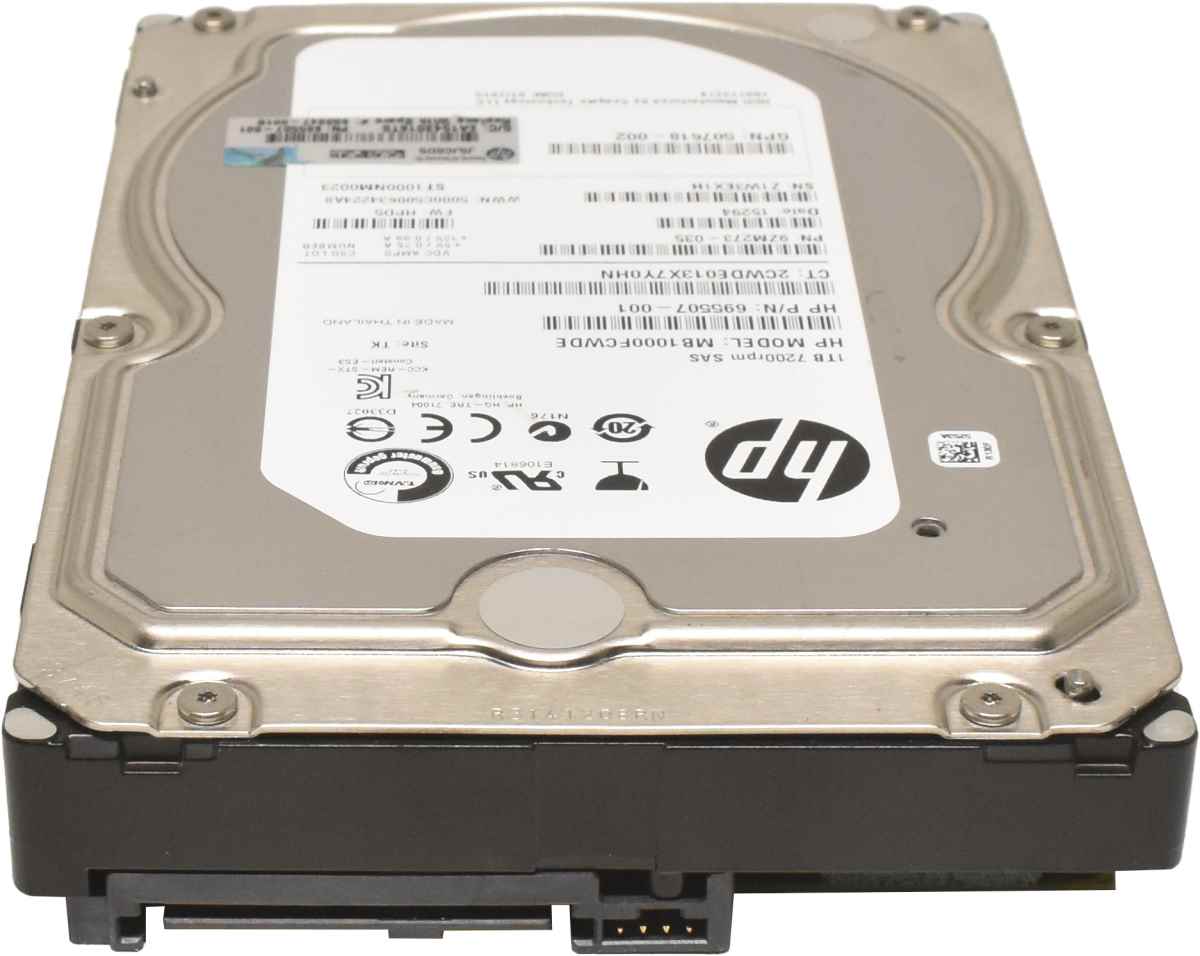 HP 1TB 3.5" 7.2K 6G SAS HDD Festplatte MB1000FCWDE 695507-001 507618-002
