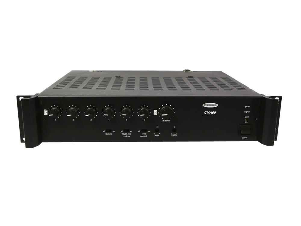 Biamp System Commercial 6 Channel Mixer Amplifier Biamp System Commercial 6 Channel Mixer Amplifier