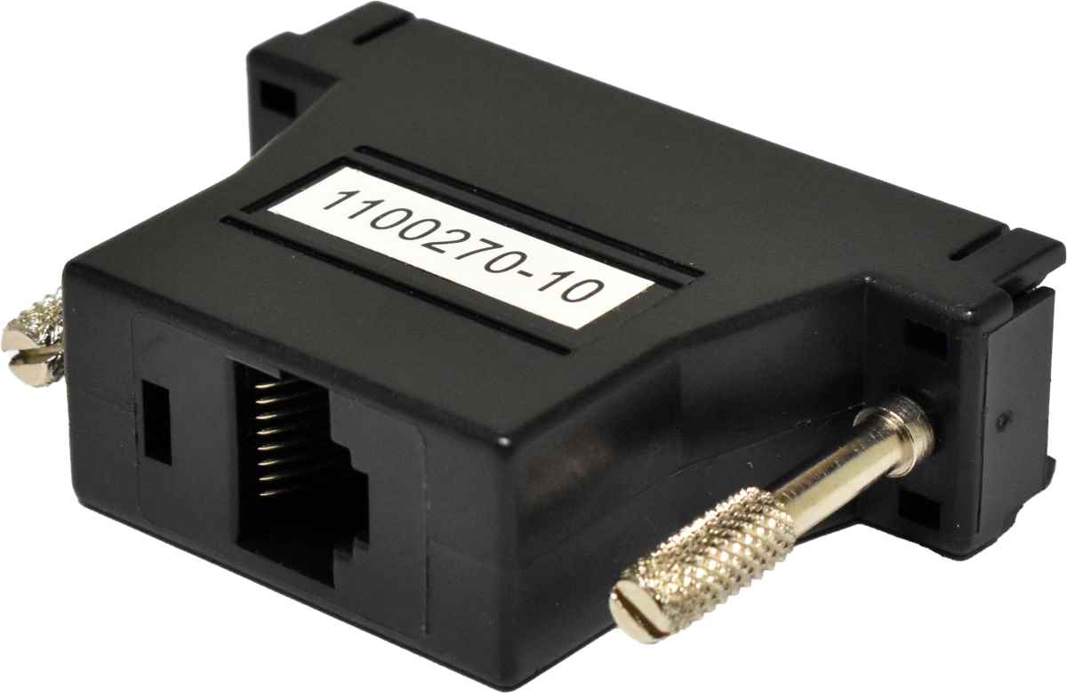 Perle IOLAN SCSC DBA0010C 04007010 1100270-10 DTE Adapter with SUN/Cisco pinout DB-25F - RJ-45F