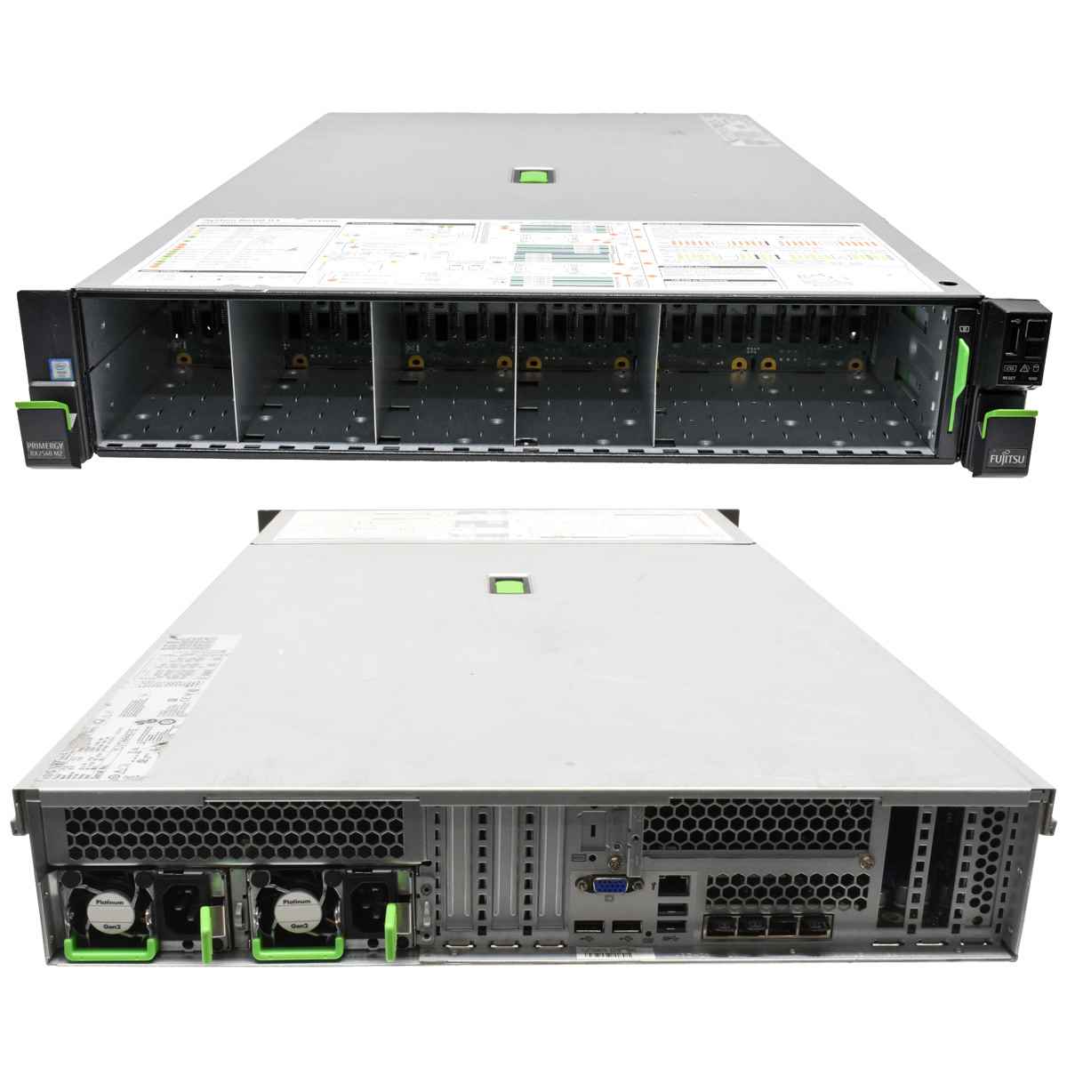 Fujitsu Primergy RX2540 M2 Server no CPU & RAM no HDD 2x Kühler 24Bay 2,5 Zoll Fujitsu Primergy RX2540 M2 Server no CPU & RAM no HDD 2x Kühler 24Bay 2,5 Zoll