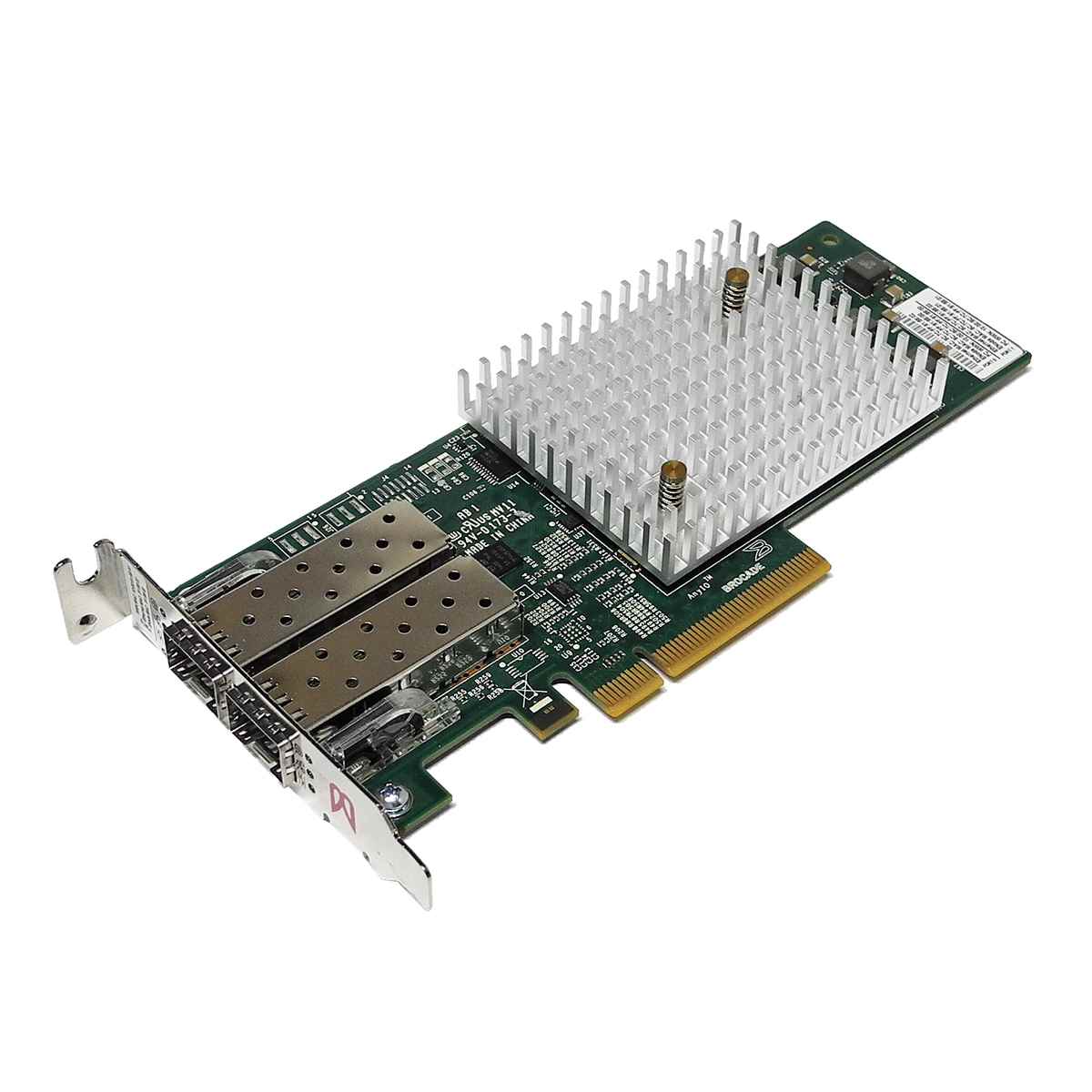 Brocade 18602 Dual Port 16Gb FC SFP+ PCIe x8 Network Adapter 80-1006042-02 LP Brocade 18602 Dual Port 16Gb FC SFP+ PCIe x8 Network Adapter 80-1006042-02 LP