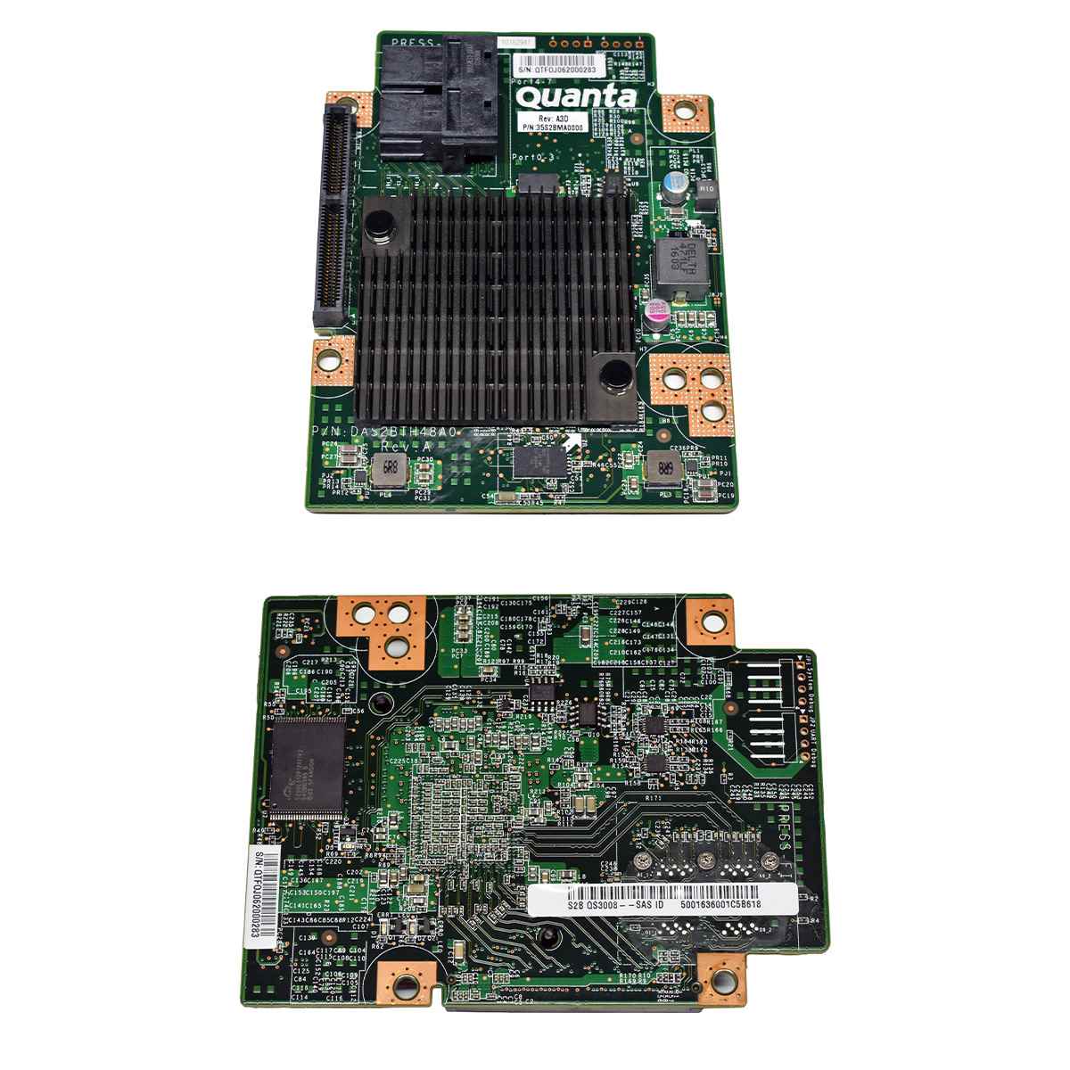 Quanta QCR Mezzanine Server RAID Controller MiniSAS 12GBs 35S2BMA0000 S2B QS3008 Quanta QCR Mezzanine Server RAID Controller MiniSAS 12GBs 35S2BMA0000 S2B QS3008