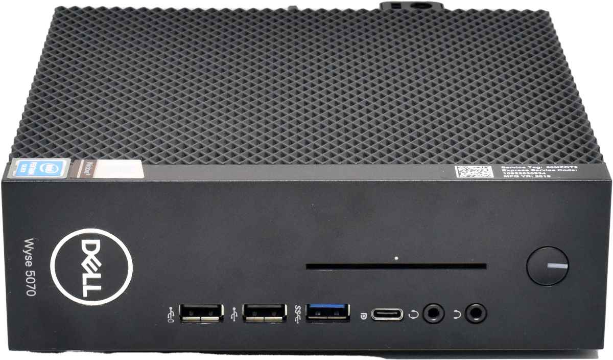 Dell Wyse 5070 Thin Client Intel J5005 1.5GHz 8GB PC4 32GB SSD USB 3.0 ohne Fuß AMD E9173