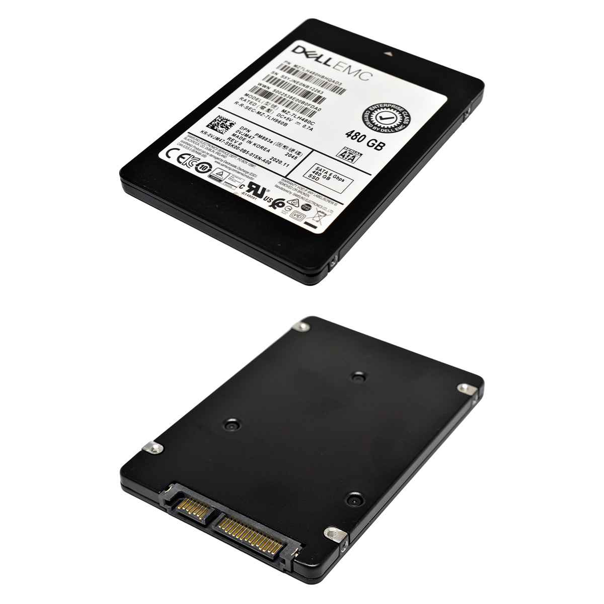 Dell EMC Samsung PM883a 480GB 0VJM47 MZ-7LH480C 2.5" 7mm 6G SATA SSD Dell EMC Samsung PM883a 480GB 0VJM47 MZ-7LH480C 2.5" 7mm 6G SATA SSD