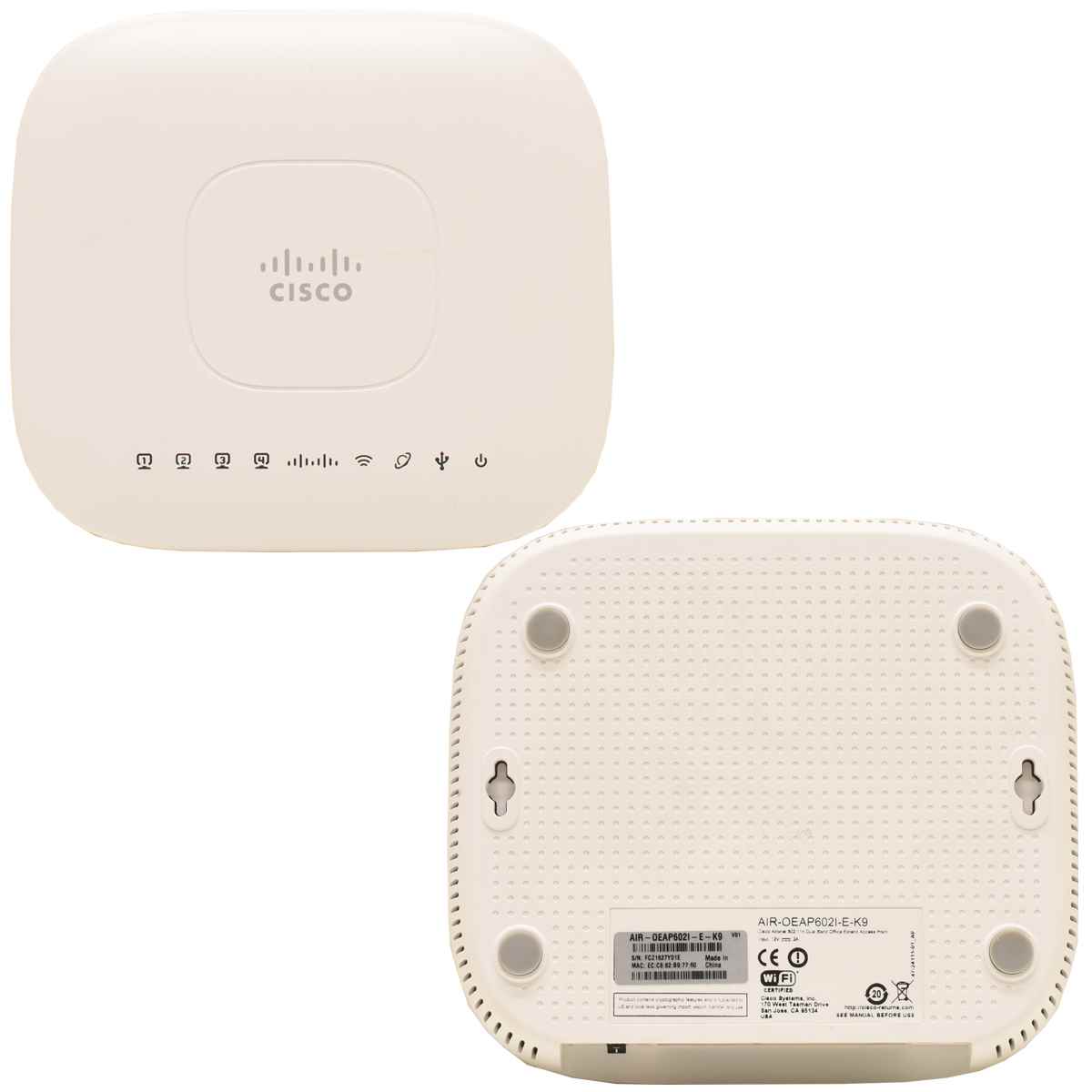 Cisco AIR-OEAP602I-E-K9 Point 802.11a g n OfficeExtend AP Cisco AIR-OEAP602I-E-K9 Point 802.11a g n OfficeExtend AP