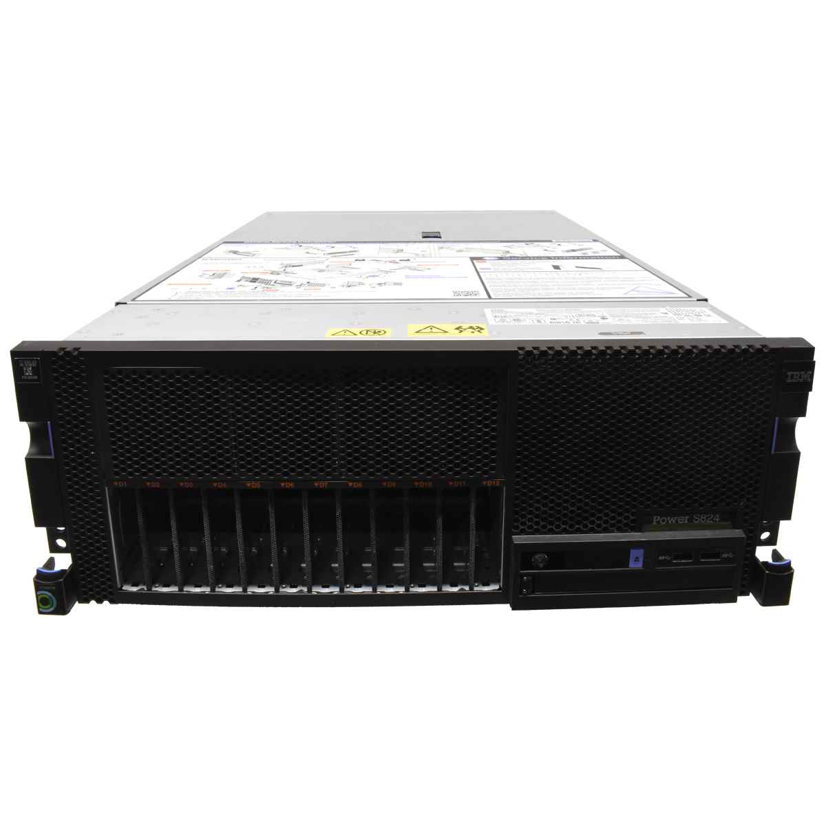 IBM Power S824 2x Power8 CPU 768GB RAM PC4 12x SFF 2,5 4U Server 8286-42A IBM Power S824 2x Power8 CPU 768GB RAM PC4 12x SFF 2,5 4U Server 8286-42A