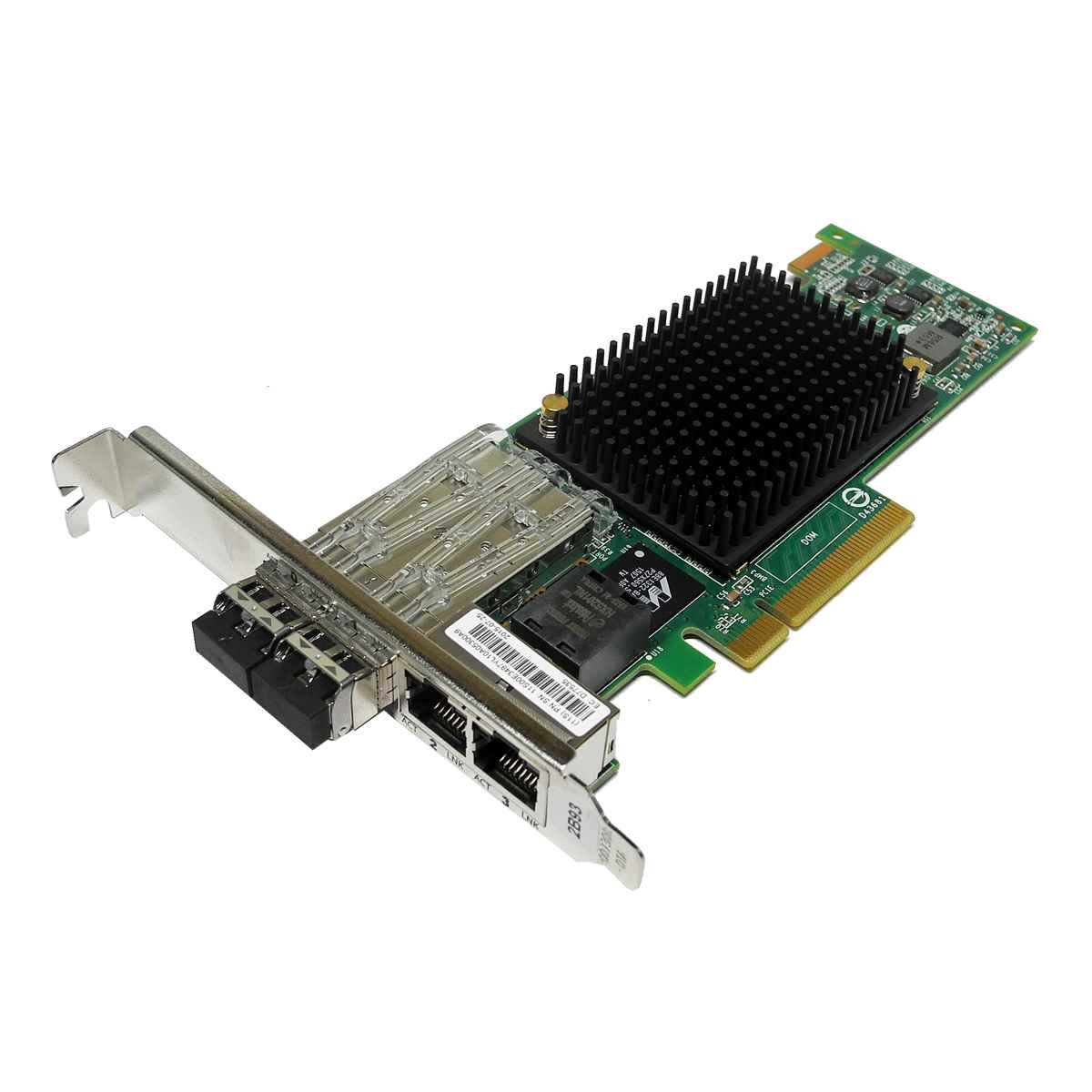 IBM 2B93 4-Port (2x10Gb FC SFP+ / 2x GbE RJ45) PCIe x8 Server Adapter 00E3497 FP IBM 2B93 4-Port (2x10Gb FC SFP+ / 2x GbE RJ45) PCIe x8 Server Adapter 00E3497 FP