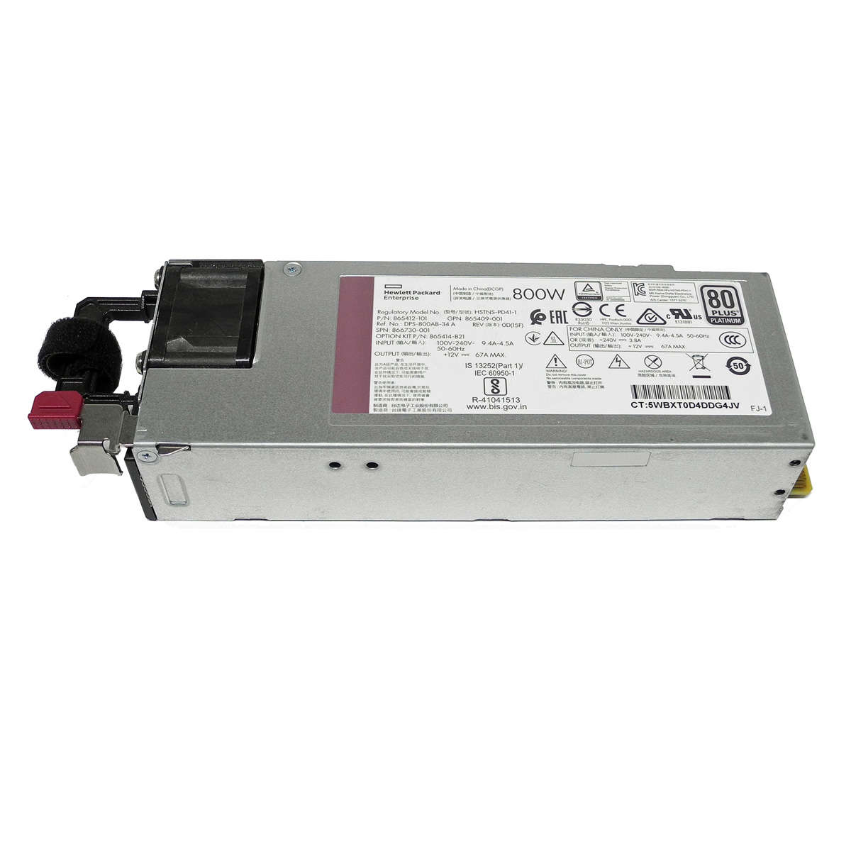 HP 800W PSU Netzteil HSTNS-PL41-1 HSTNS-PC41-1 HSTNS-PD41-1 866730-001 865414-B21 für DL360 DL380 G10 ML350 G10