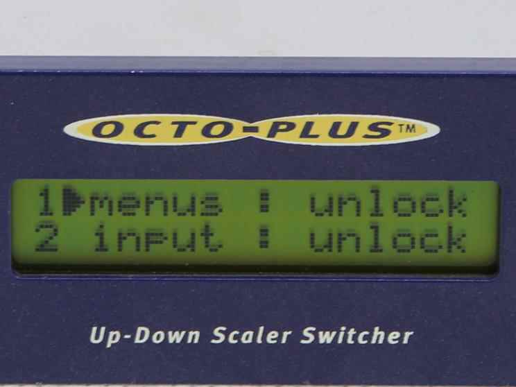 Analog Way Octo-Plus Up-Down Scaler Switcher 8x VGA Input 2x VGA Output Managed Rails
