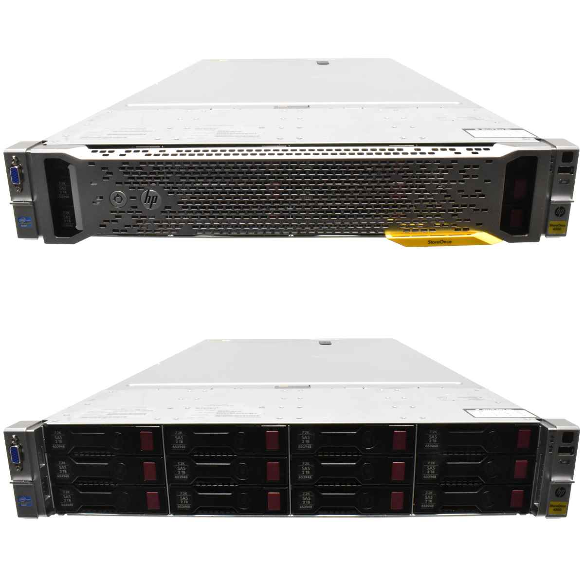 HP StoreOnce 4500 Backup BB878A + Upgrade Kit BB881A 2x E5-2640 V2 72GB 48TB 3.5