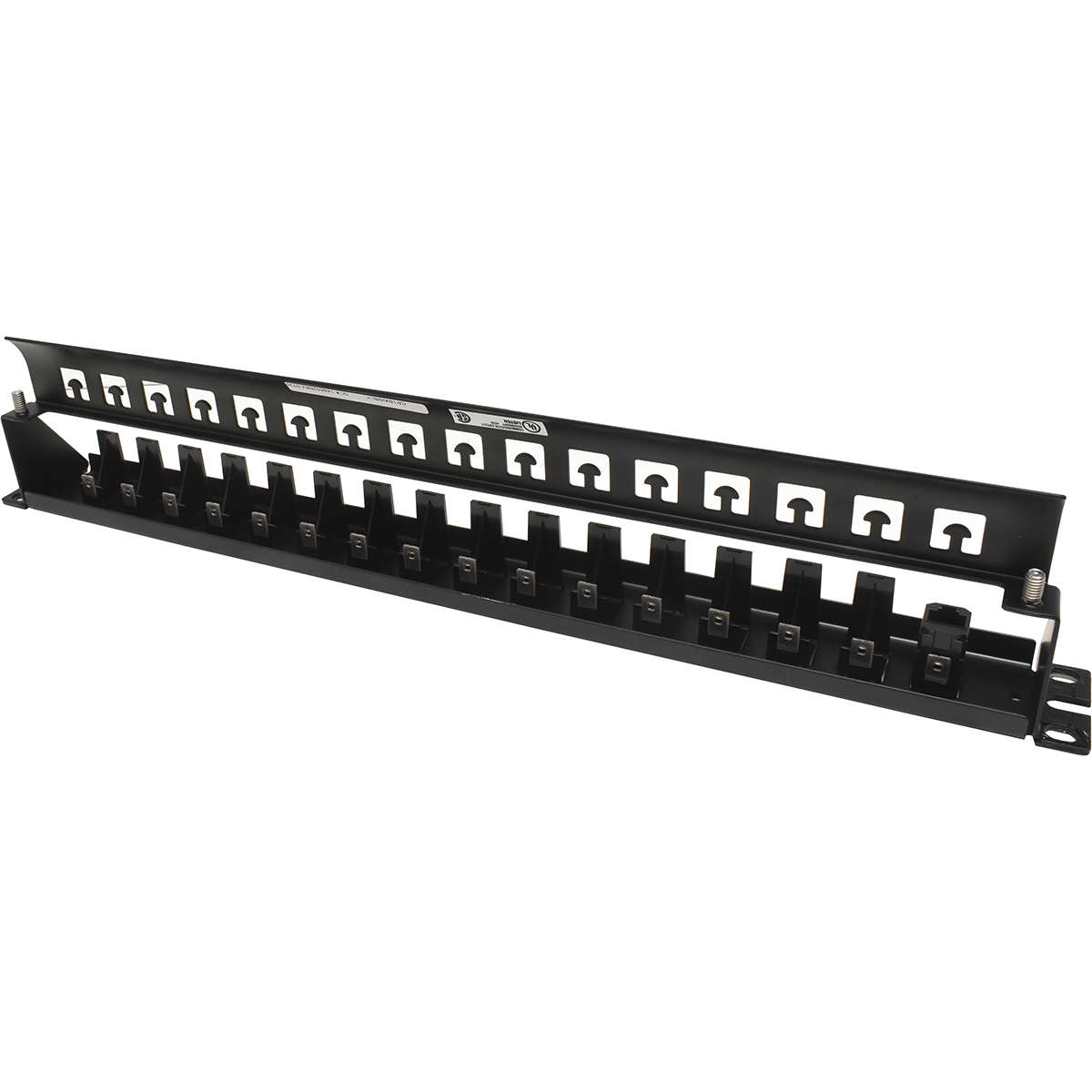 Panduit-CP16WSBLY-Shielded-Modular-Patchpanel-16-P-003.jpg Panduit CP16WSBLY Shielded Modular Patchpanel 16-Port RJ45 LAN ProfiPatch 19"