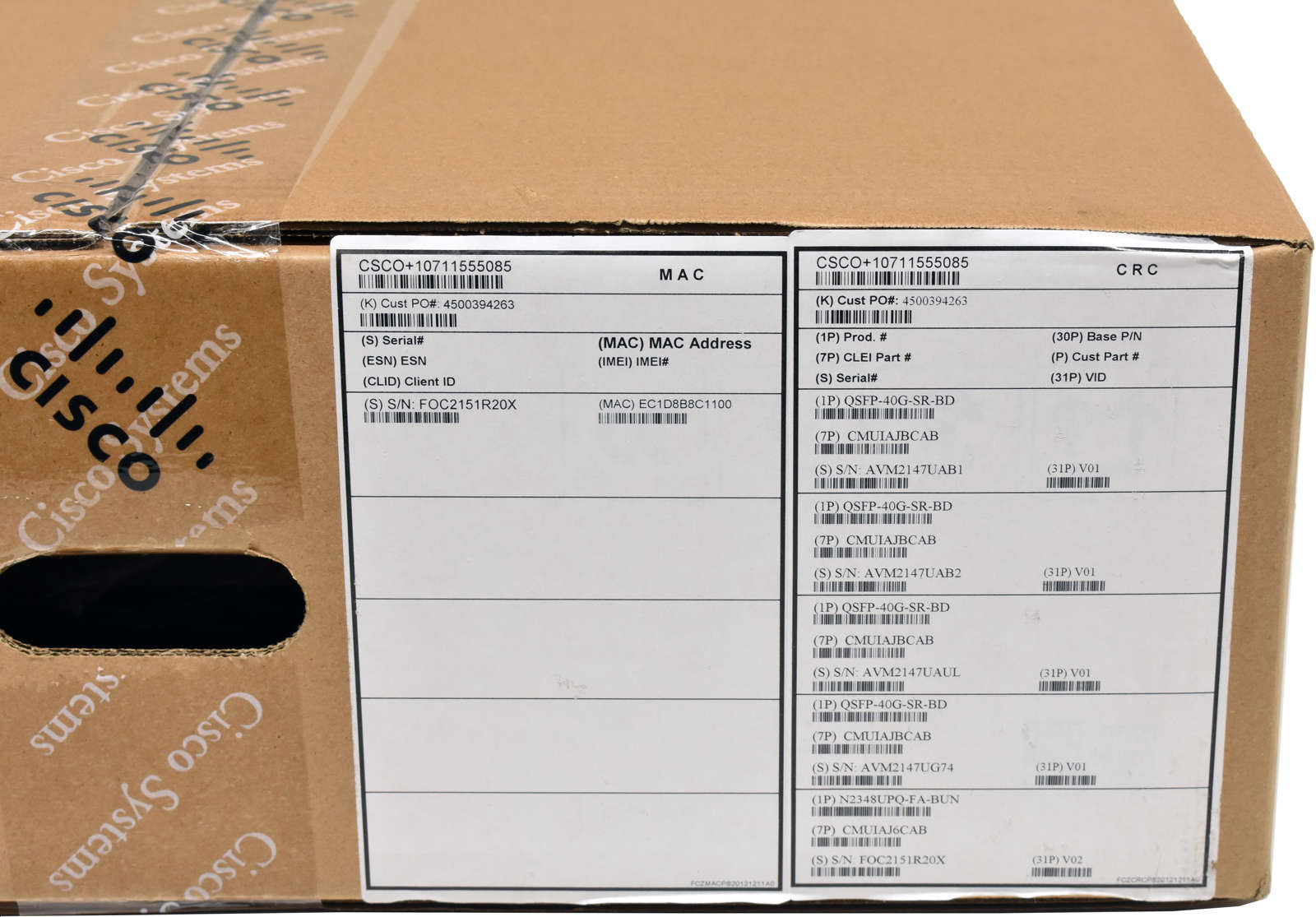 Cisco-Nexus-Fabric-Extender-N2K-C2348UPQ-10GE-V02-003.jpg Cisco Nexus Fabric Extender N2K-C2348UPQ-10GE V02 68-5137-02 +Accessories NEW
