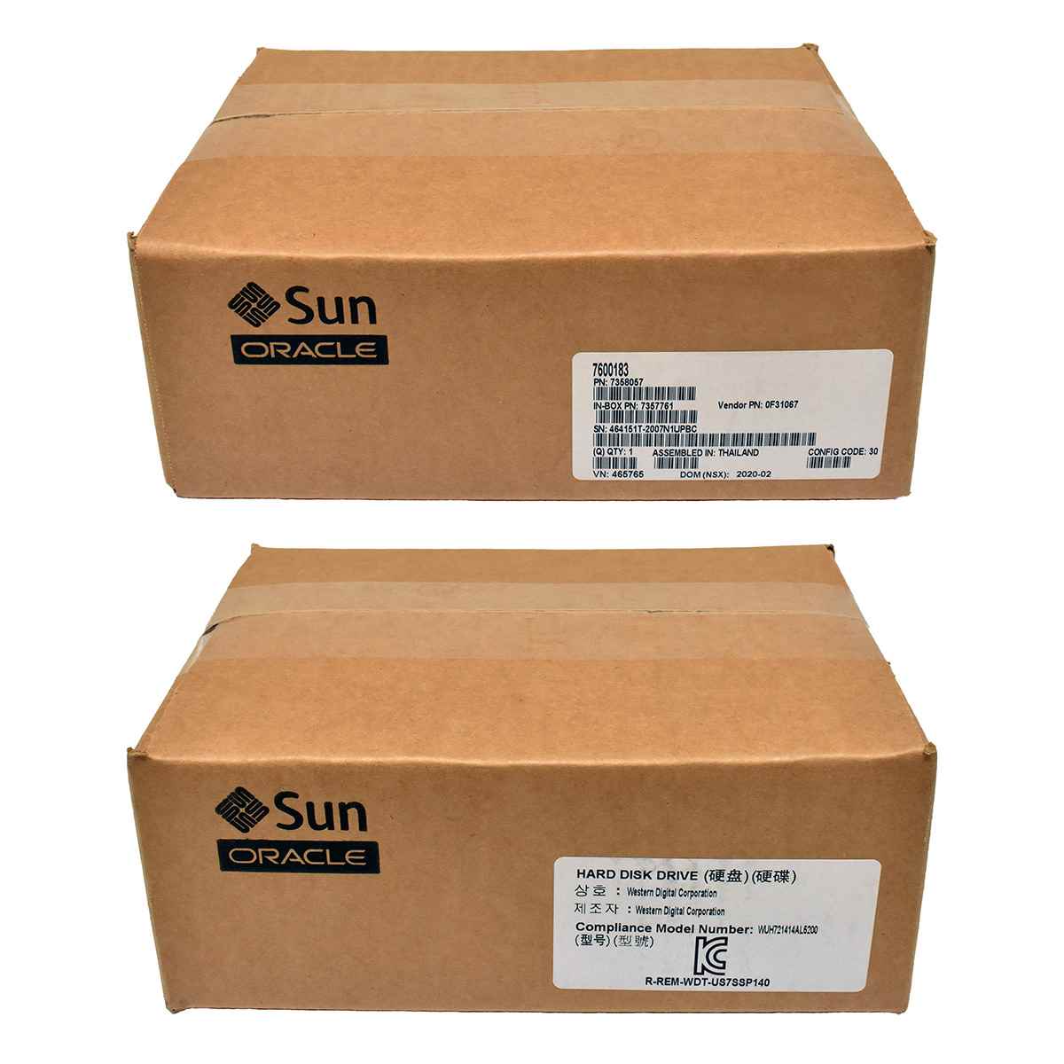 Sun Oracle WD 14TB 7358057 7357761 WUH721414AL5200 3.5" 7,2K 12G SAS HDD NEW NEU Sun Oracle WD 14TB 7358057 7357761 WUH721414AL5200 3.5" 7,2K 12G SAS HDD NEW NEU