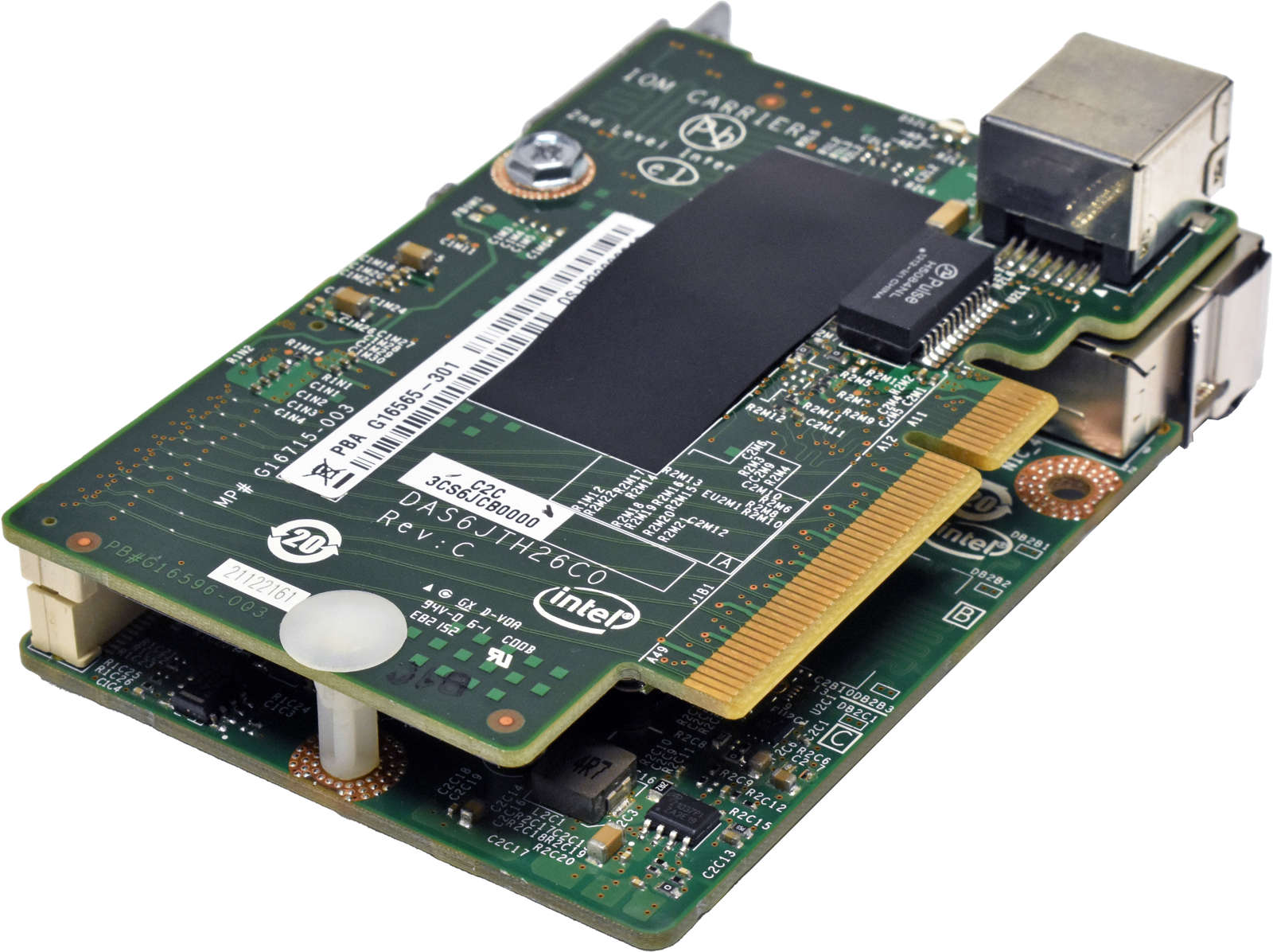 Intel-G15234-350-Quad-Port-RJ-45-GE-NIC-Intel-G165-002.jpg Intel G15234-350 Quad-Port RJ-45 GE NIC + Intel G16565-301 Carrier Card Single-Port RJ-45 GE