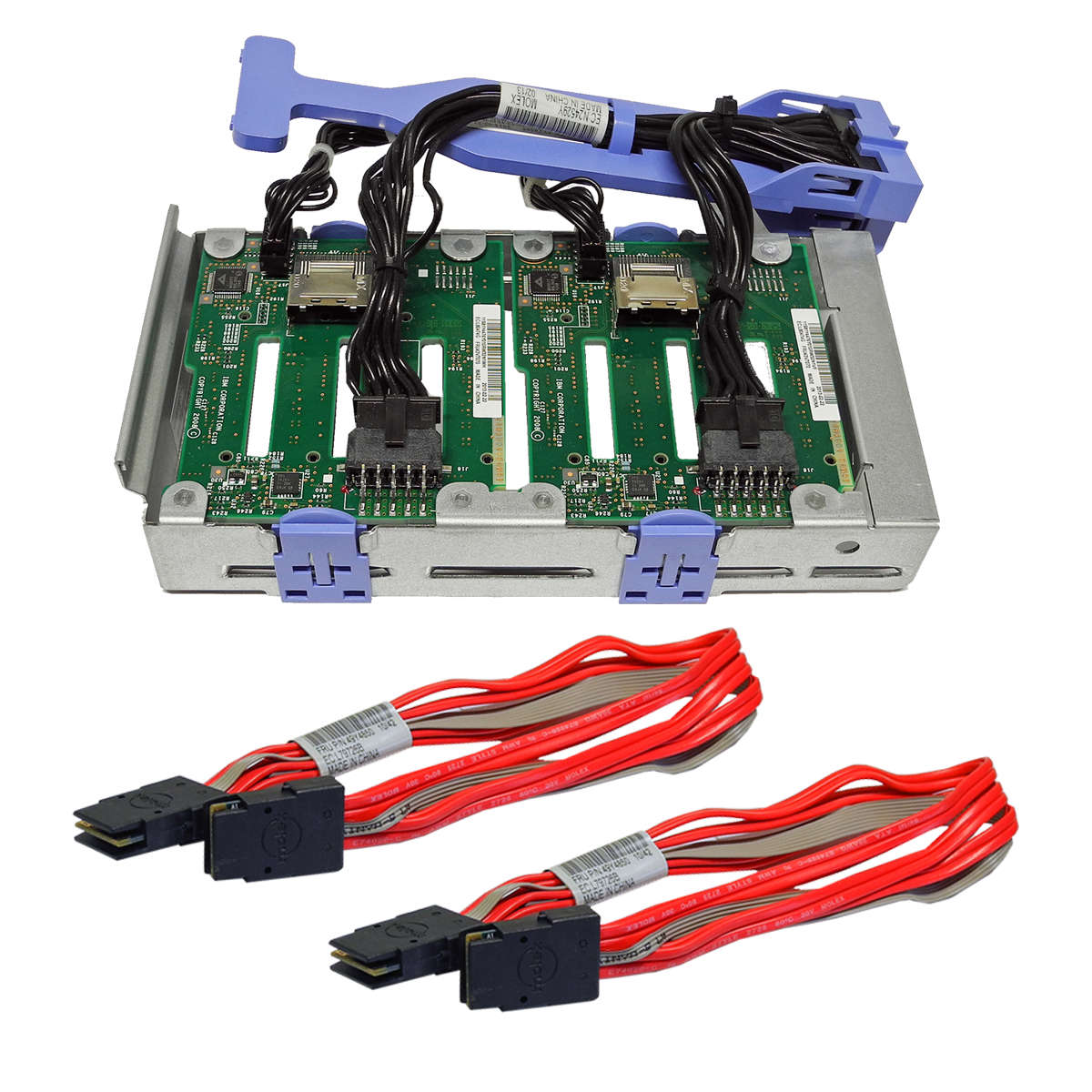 IBM-ServeRAID-M5015-6-Gb-s-RAID-Controller-46C8927-005.jpg IBM ServeRAID M5015 6 Gb/s RAID Controller 46C8927 +BBU + Kabel + Backplane