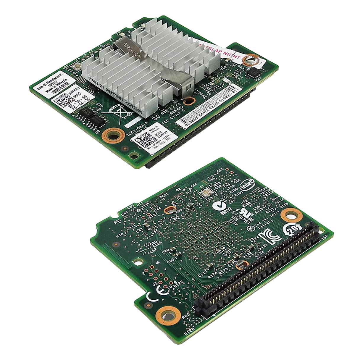 DELL Intel X520 KR Dual Port 10 Gigabit Ethernet Mezzanine Card 0XWKGY DELL Intel X520 KR Dual Port 10 Gigabit Ethernet Mezzanine Card 0XWKGY