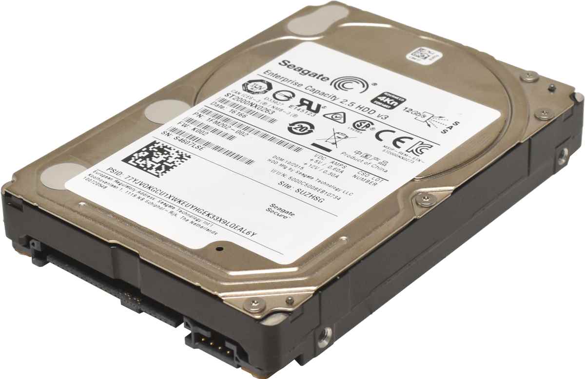Seagate Enterprise 2TB 2.5" 4Kn SAS 12Gb/s HDD Festplatte ST2000NX0263