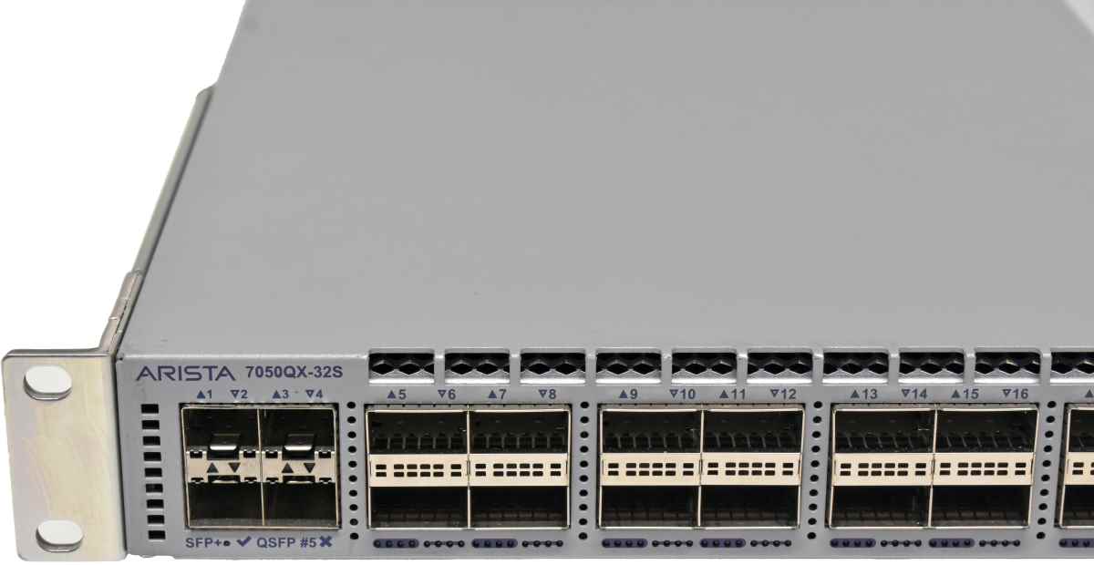 Arista DCS-7050QX-32S-R 32-Port 40G QSFP+ Ethernet Switch Rack Ears