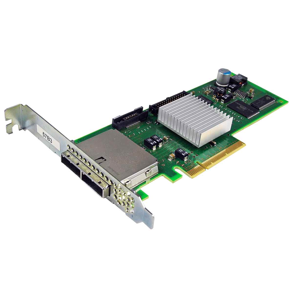 IBM 57B3 Dual-Port 3Gb SAS RAID Controller PCIe x8 für Power7 System 44V4852 IBM 57B3 Dual-Port 3Gb SAS RAID Controller PCIe x8 für Power7 System 44V4852