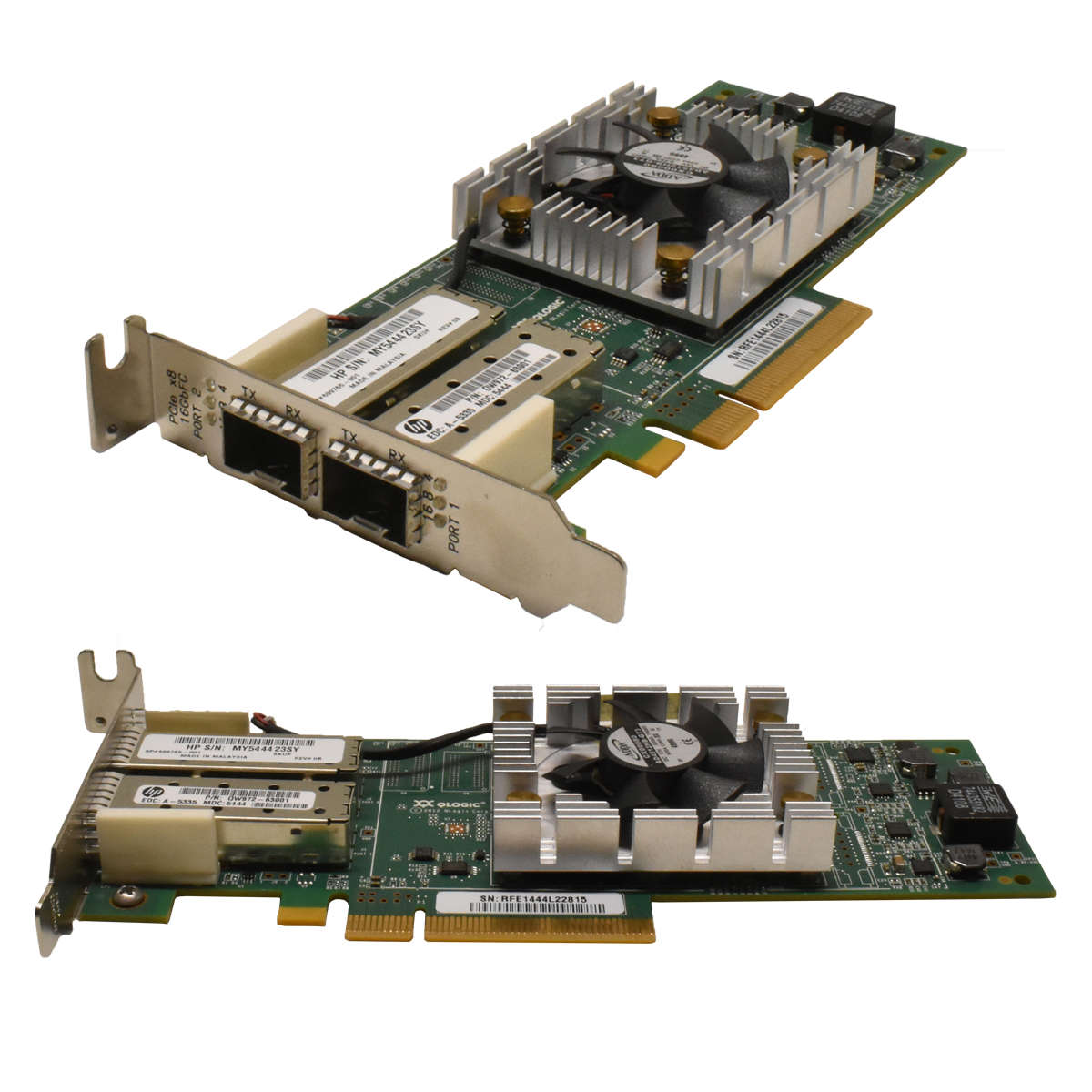 HP-QLogic-QLE2662-HP-Dual-Port-16Gb-PCIe-x8-FC-Ser-001.jpg Dell QLogic QLE2662L Dual-Port 16Gb PCIe x8 FC Server Adapter 03PCN3 LP