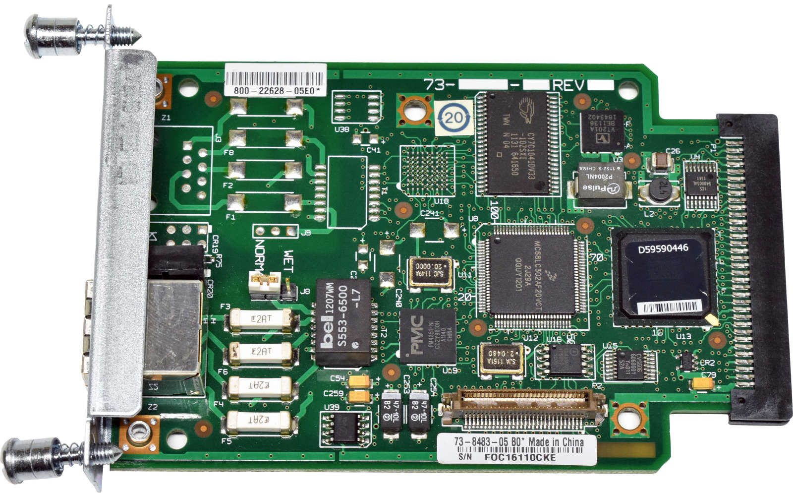 Cisco-VWIC2-1MFT-T1-E1-Single-Port-Multiflex-Trunk-003.jpg Cisco VWIC2-1MFT-T1/E1 Single-Port Multiflex Trunk Voice WAN Card 73-8483-05
