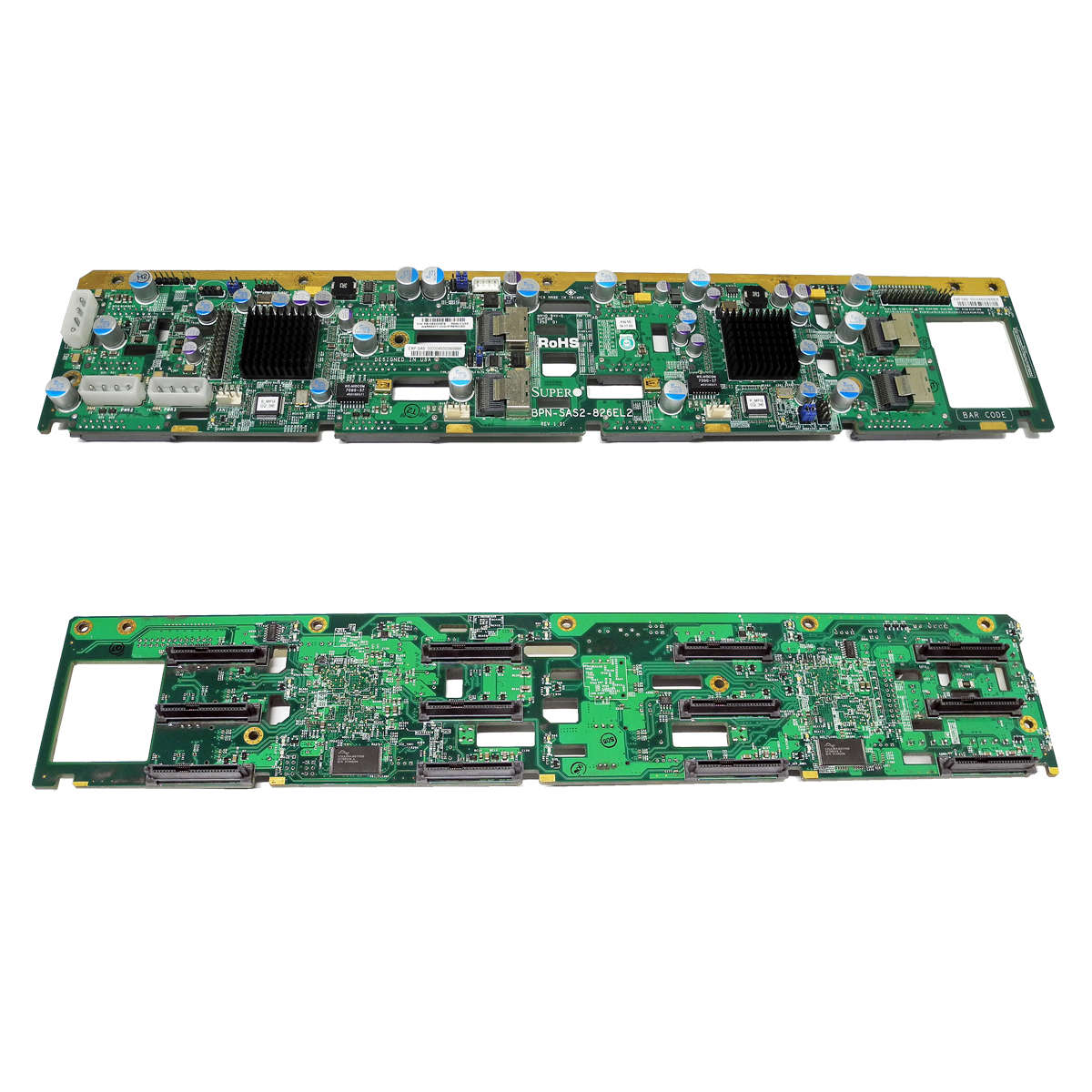 Supermicro-Backplane-BPN-SAS2-826EL2-12x-3-5-SAS-S-001.jpg Supermicro Backplane BPN-SAS2-826EL2 12x 3.5" SAS/SATA for SC826 SC847 Chassis