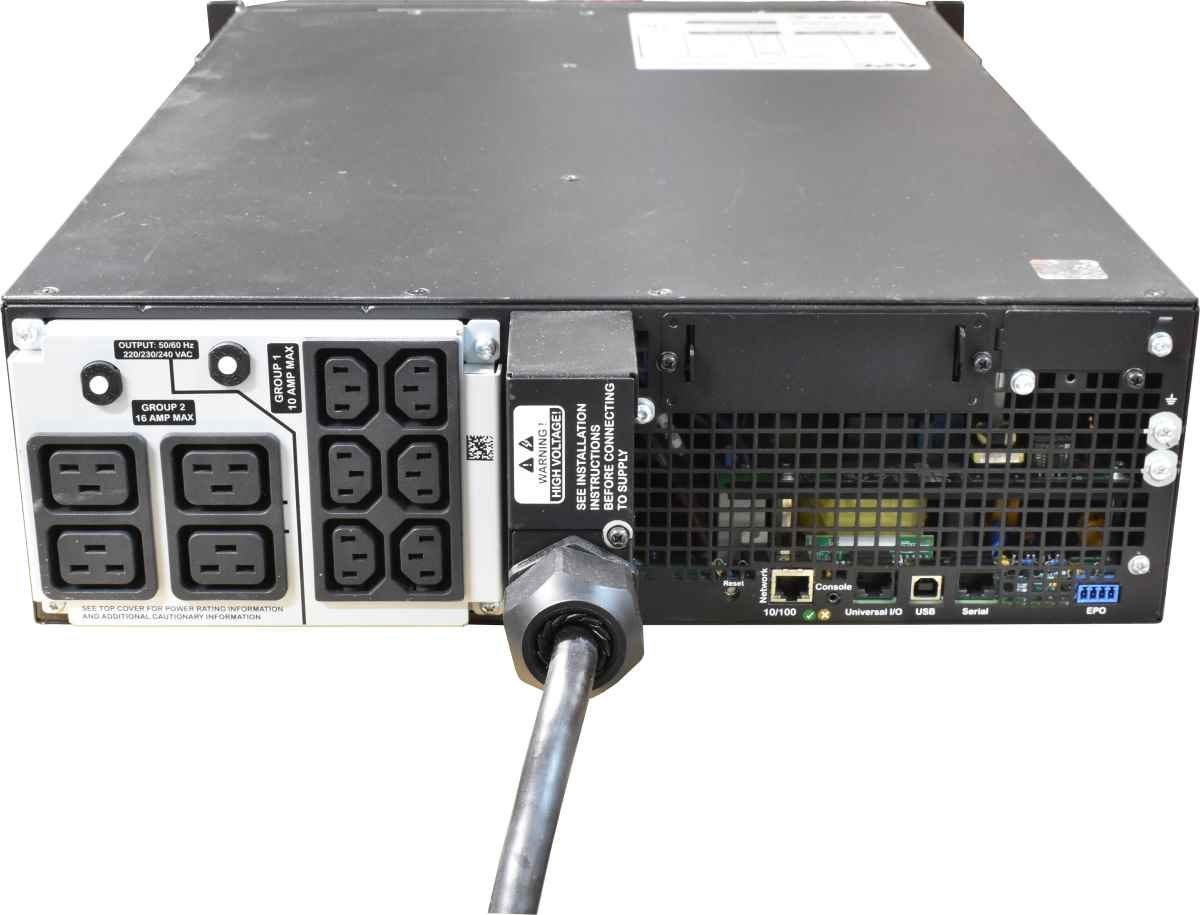 APC Smart-UPS APC SRT5KRMXLI 5000VA 230V 3HE USV no Batteries APC Smart-UPS APC SRT5KRMXLI 5000VA 230V 3HE USV no Batteries