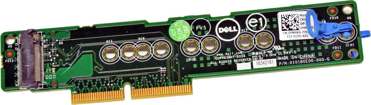 Dell 0YMHK4 PWA RSR M.2 Riser Card Server