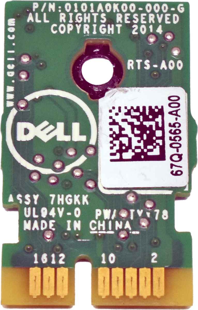 Dell 7HGKK R9X21 Trusted Platform Module TPM 1.2 PowerEdge T430 T630 R430 R530 R630 R730