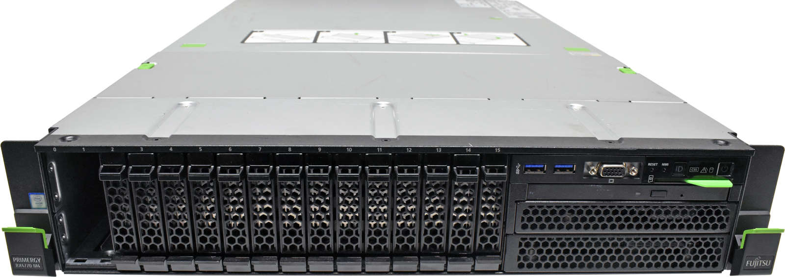 Fujitsu RX4770 M4 Server 2x Platinum 8176 28C 2,10GHz 128GB RAM EP420i 16x SFF 2,5