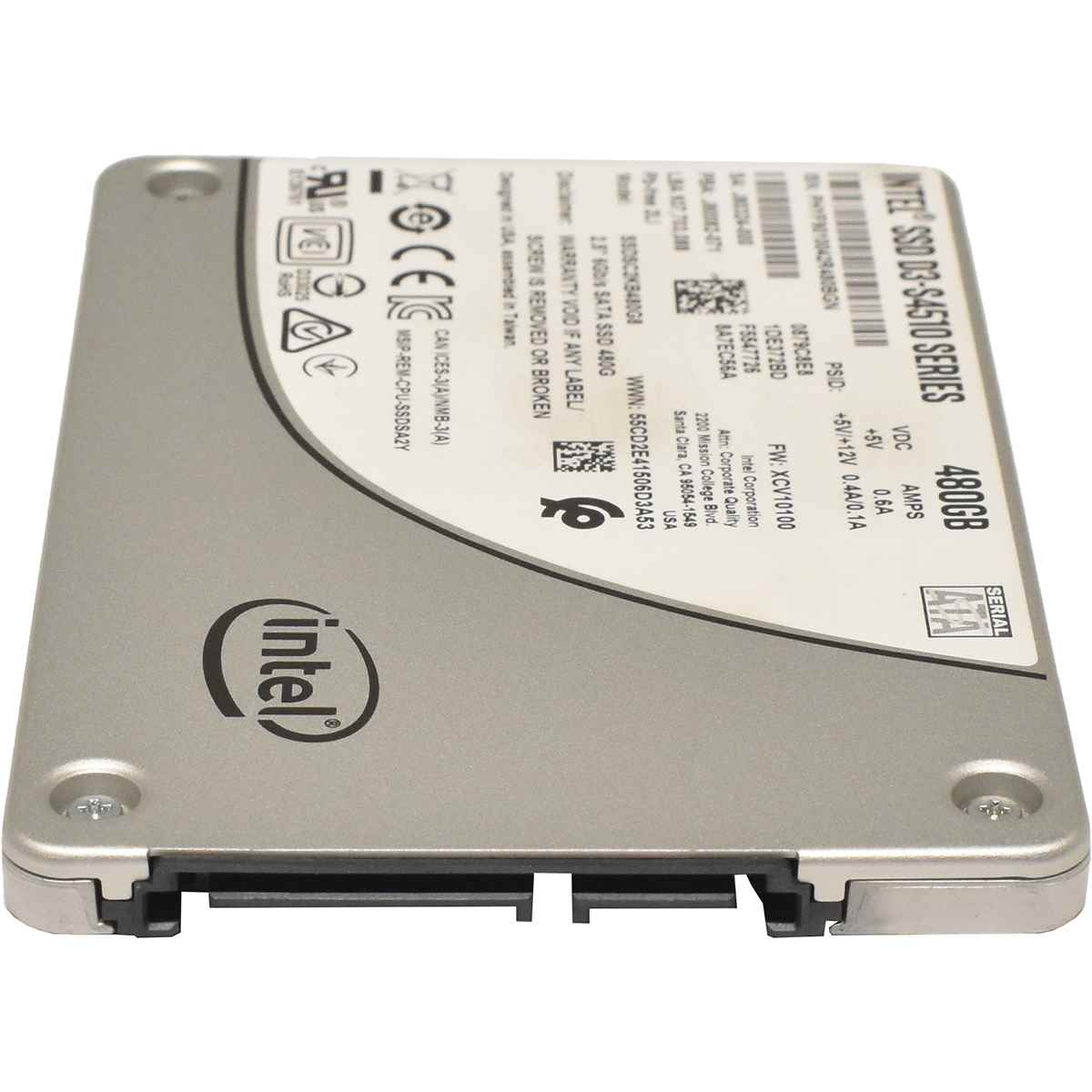 Intel SSD D3-S4510 Series 480GB 2.5" 6GB SATA SSDSC2KB480G8 Intel SSD D3-S4510 Series 480GB 2.5" 6GB SATA SSDSC2KB480G8