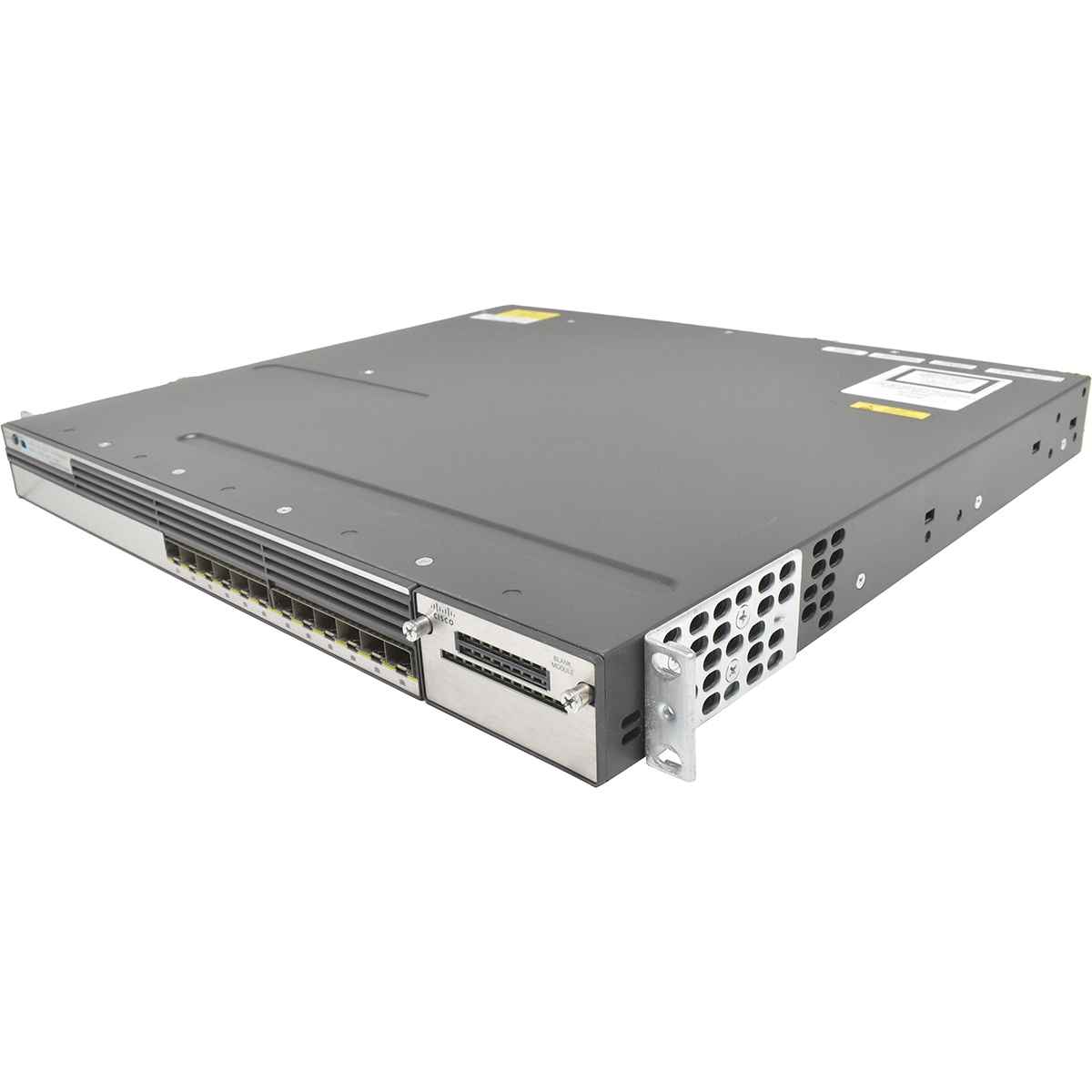 Cisco Catalyst WS-C3750X-12S-S 12-Port SFP GE Switch 1x PSU Rack Ears Cisco Catalyst WS-C3750X-12S-S 12-Port SFP GE Switch 1x PSU Rack Ears