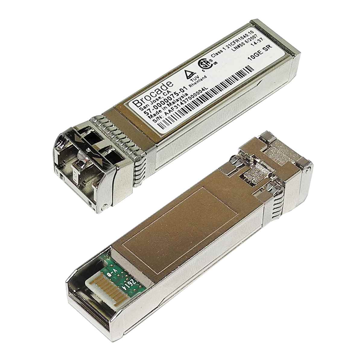 Brocade 57-0000075-01 10G SFP+ 850nm 300m MMF SR LC Duplex Transceiver Module