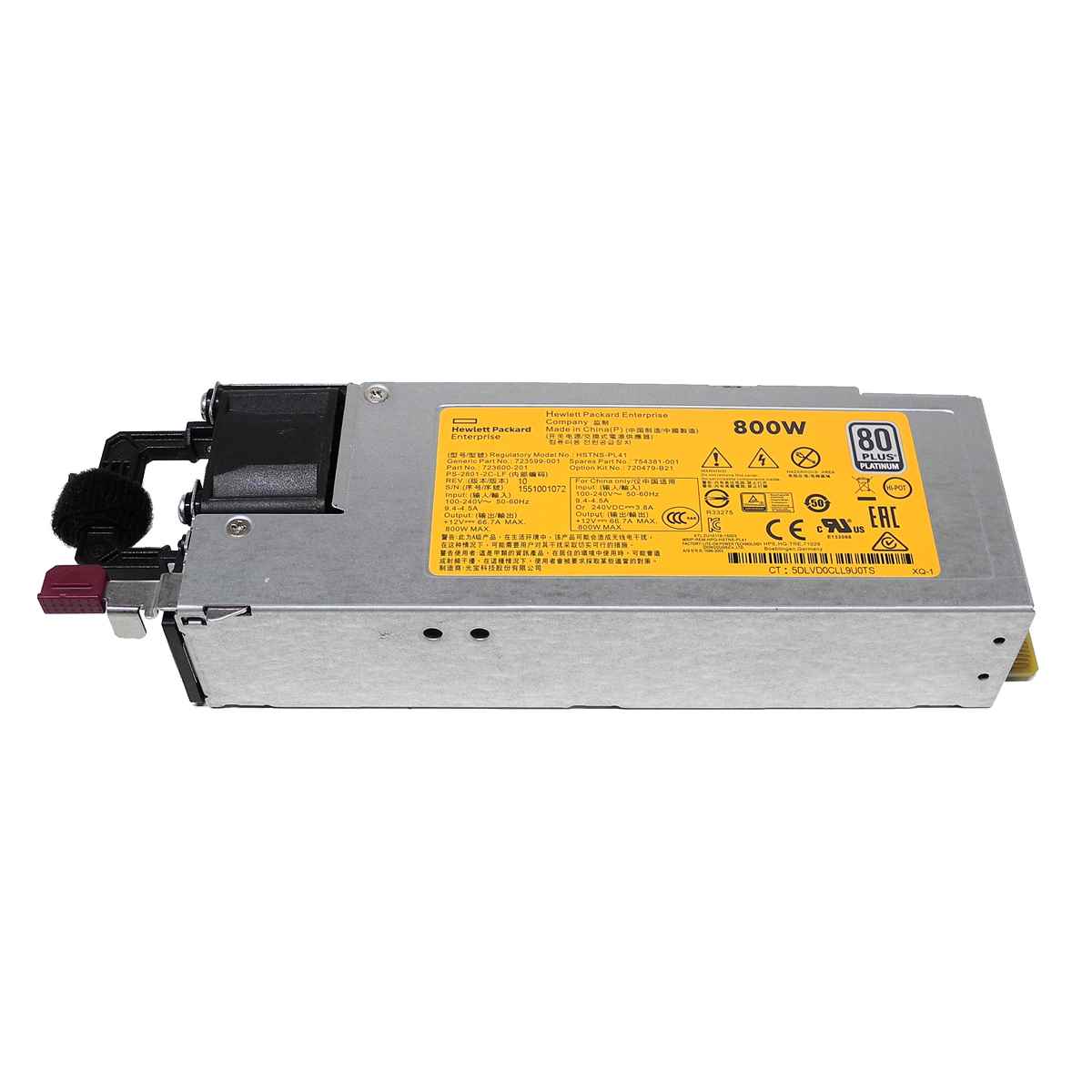 HP HSTNS-PD41 Power Supply/Netzteil 800W DL360/380 G9 ML350 G9 754381-001 HP HSTNS-PL41 Power Supply/Netzteil 800W DL360/380 G9 ML350 G9 754381-001