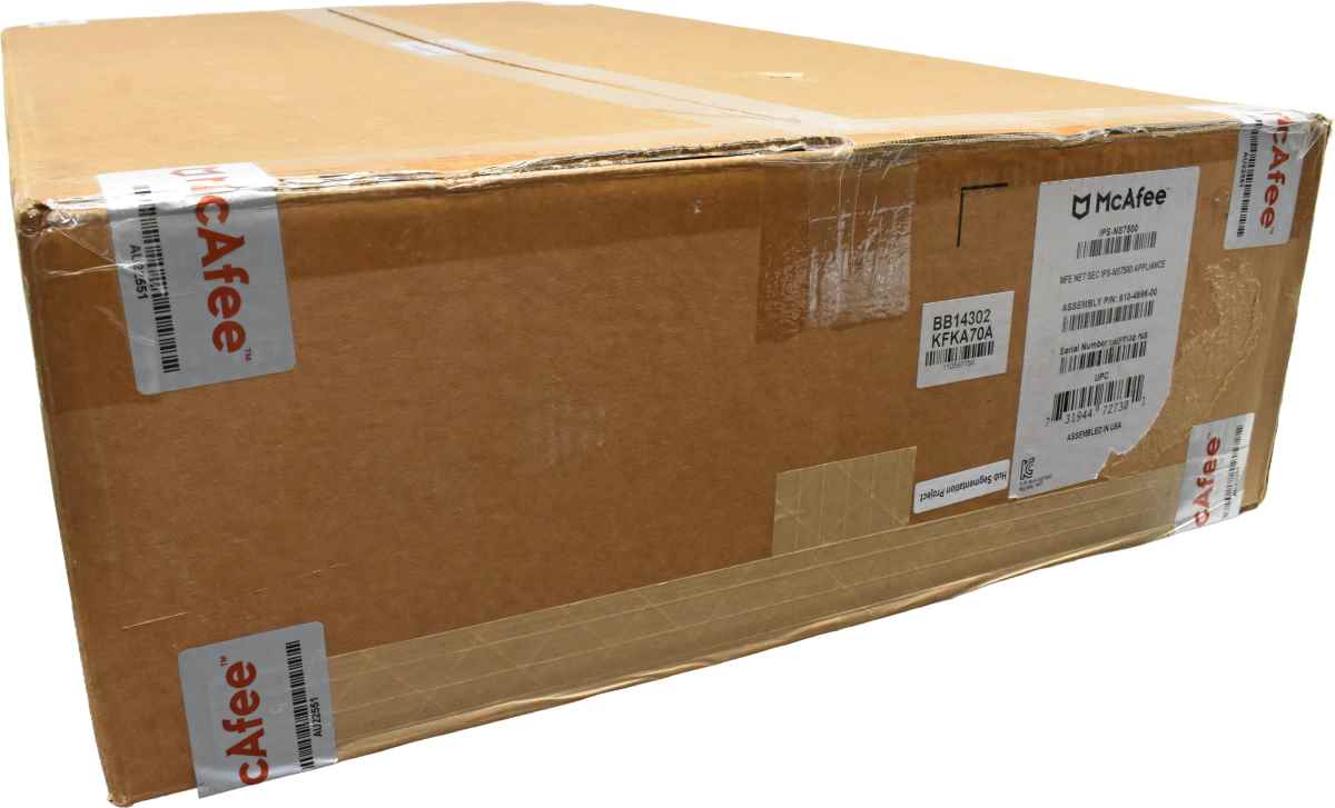 McAfee IPS-NS7500 600-1729-00 8-Port GE RJ-45 Network Security Platform 2x SFP+ NEW NEU McAfee IPS-NS7500 600-1729-00 8-Port GE RJ-45 Network Security Platform 2x SFP+ NEW NEU
