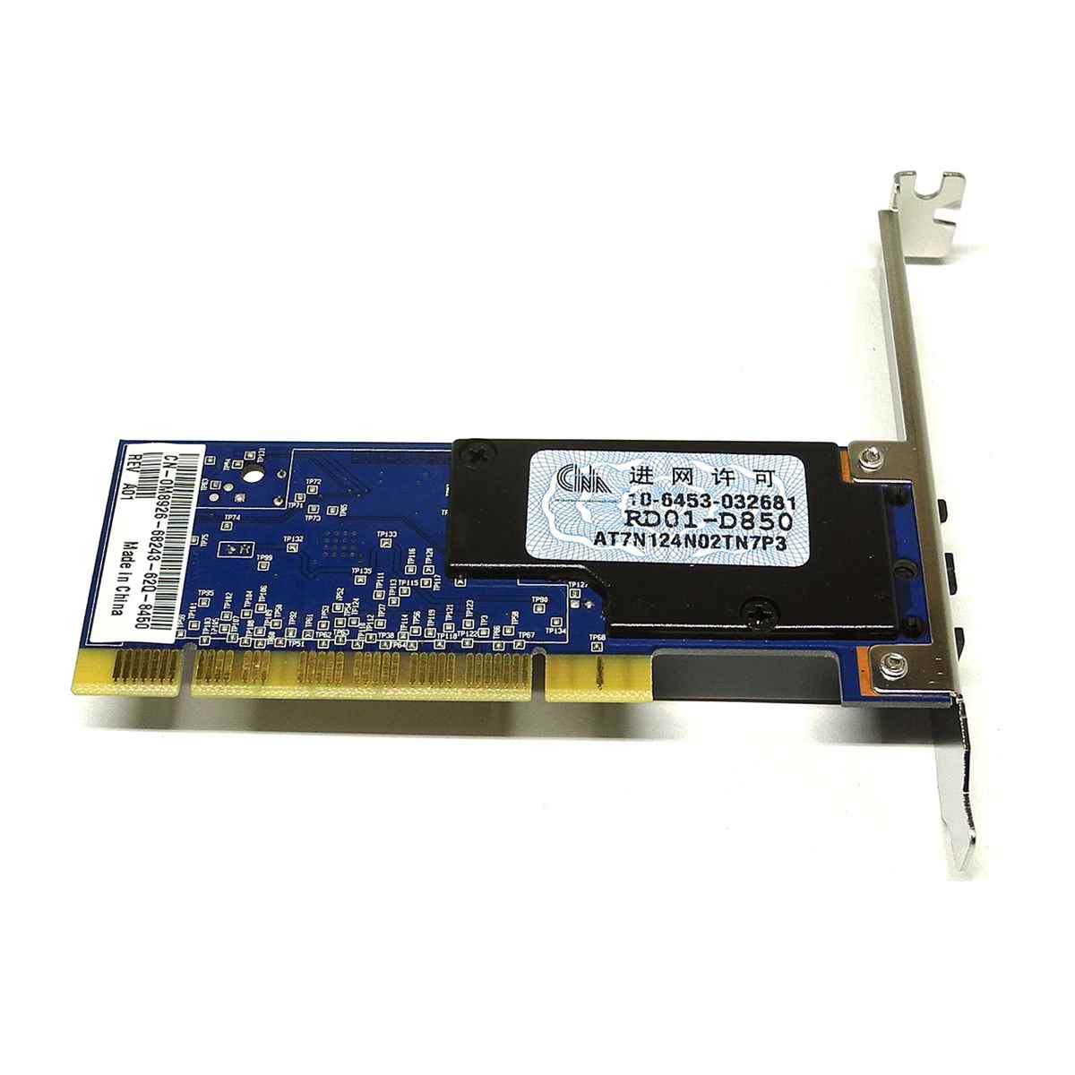 DELL 0M8926 Conexant RD01-D850 Dual-Port RJ-11 PCI Fax Modem Card DELL 0M8926 Conexant RD01-D850 Dual-Port RJ-11 PCI Fax Modem Card