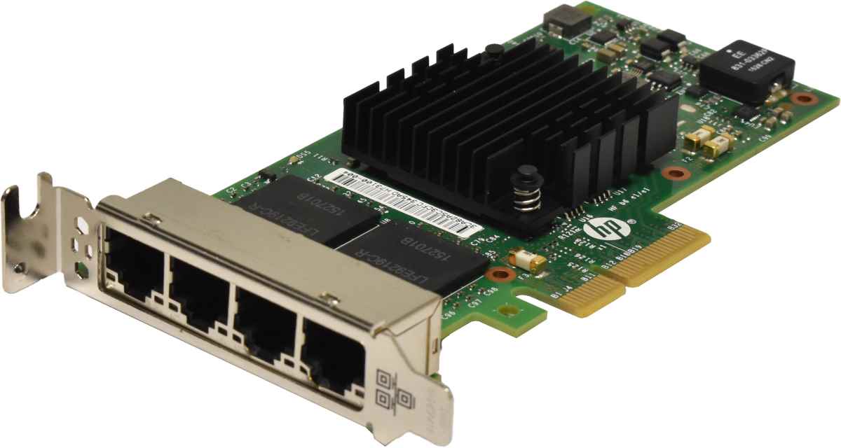 HP 366T Ethernet Quad-Port Gigabit Server Adapter 816551-001 811544-001 LP