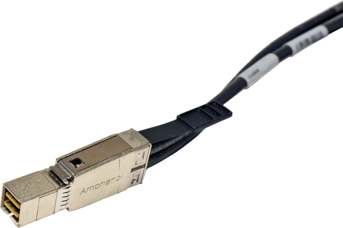 NetApp 1m MiniSAS HD external Data Cable 112-00436 SFF-8644 - SFF-8644 NetApp 1m MiniSAS HD external Data Cable 112-00436 SFF-8644 - SFF-8644