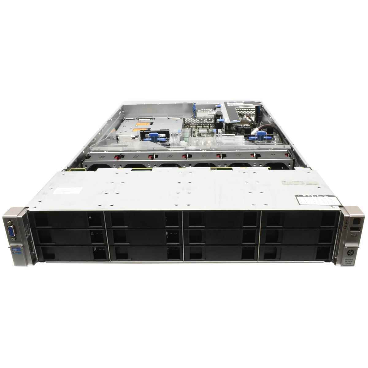 HP ProLiant DL380e G8 2xE5-2450 6-Core 2.1 GHz 16 GB RAM B120i 12x LFF 3,5 HP ProLiant DL380e G8 2xE5-2450 6-Core 2.1 GHz 16 GB RAM B120i 12x LFF 3,5