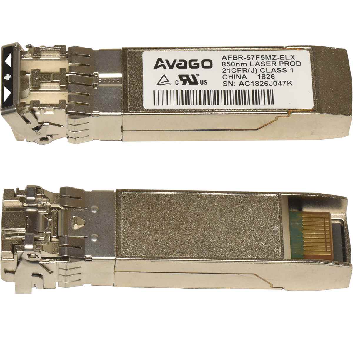 Avago GBIC AFBR-57G5MZ-ELX 32G FC SFP+ 850nm 100m Transceiver Avago GBIC AFBR-57G5MZ-ELX 32G FC SFP+ 850nm 100m Transceiver