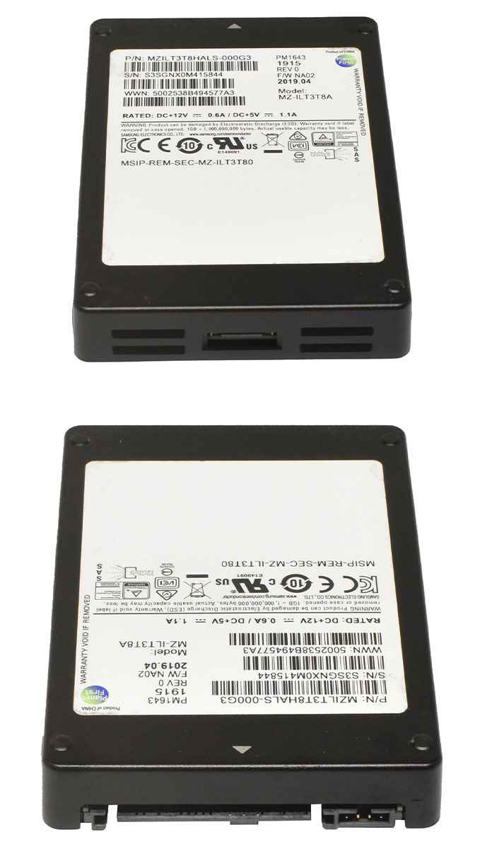 Samsung PM1643 3.84TB 2.5" 12Gbps SAS SSD MZ-ILT3T8A