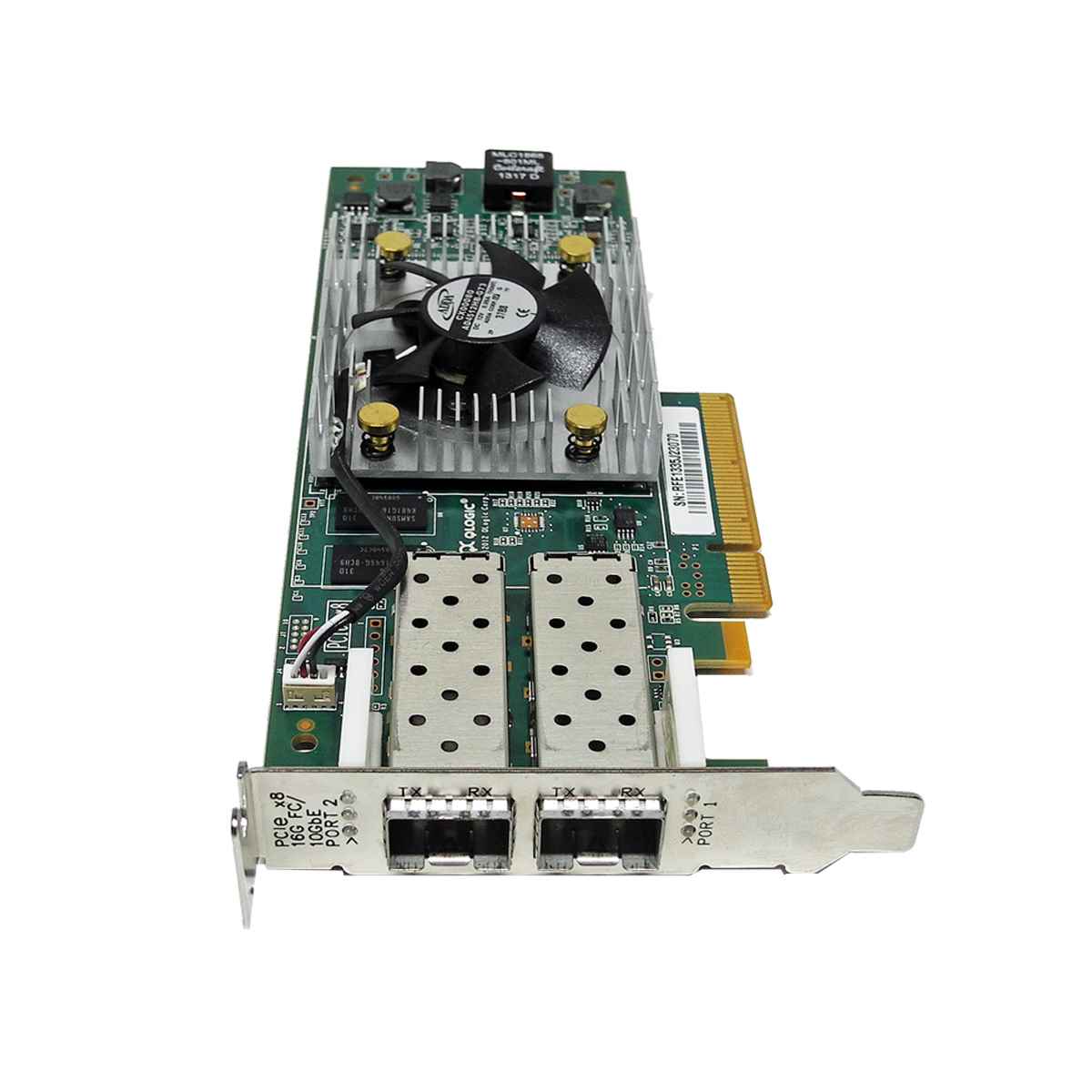 QLogic QLE8362-CU Dual-Port 10Gb/s PCIe x8 FC Converged Network Adapter LP QLogic QLE8362-CU Dual-Port 10Gb/s PCIe x8 FC Converged Network Adapter LP
