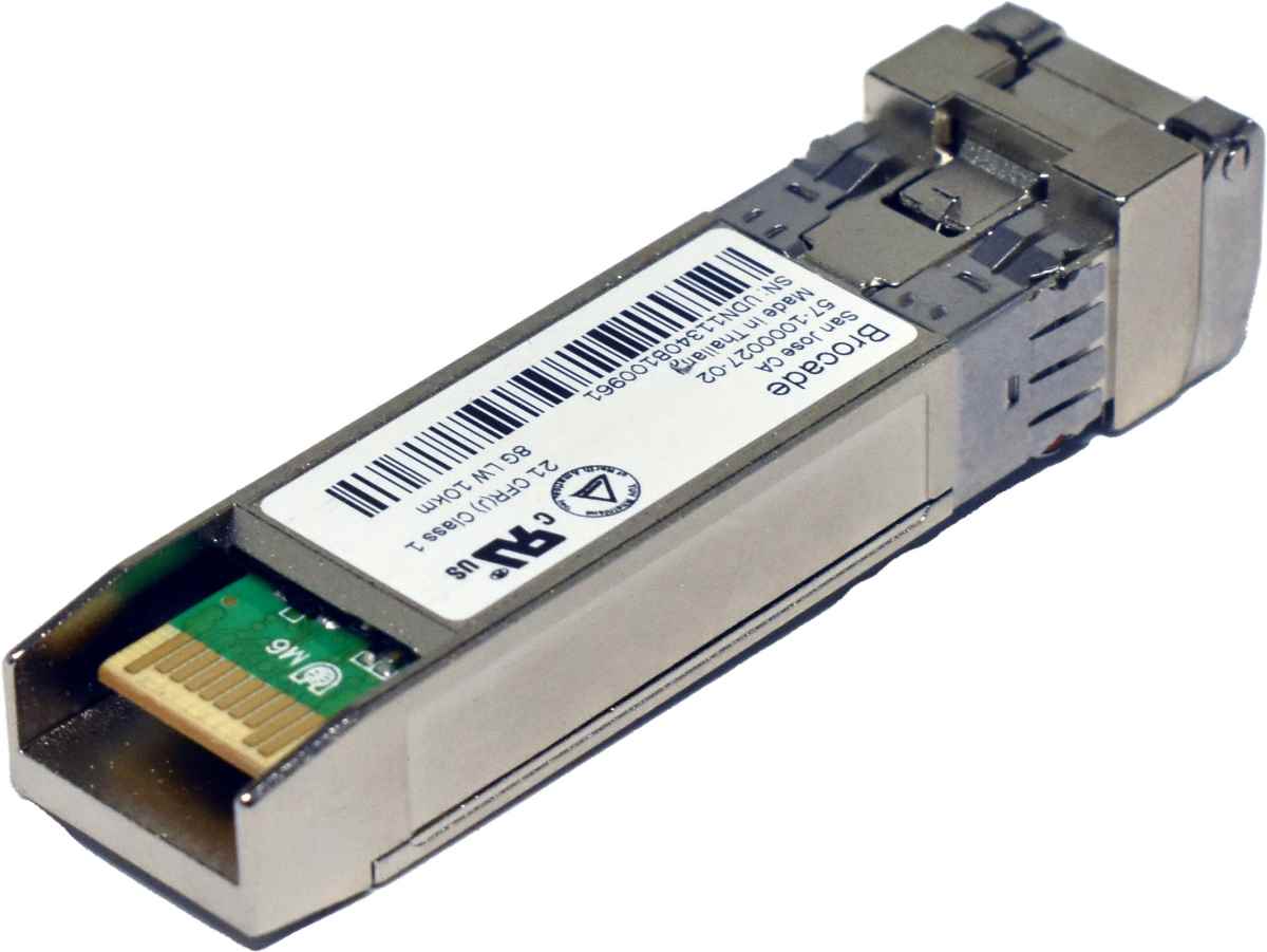 Brocade 57-1000027-02 SFP+ 8GB LW 10km 1310nm Transceiver Module Brocade 57-1000027-02 SFP+ 8GB LW 10km 1310nm Transceiver Module