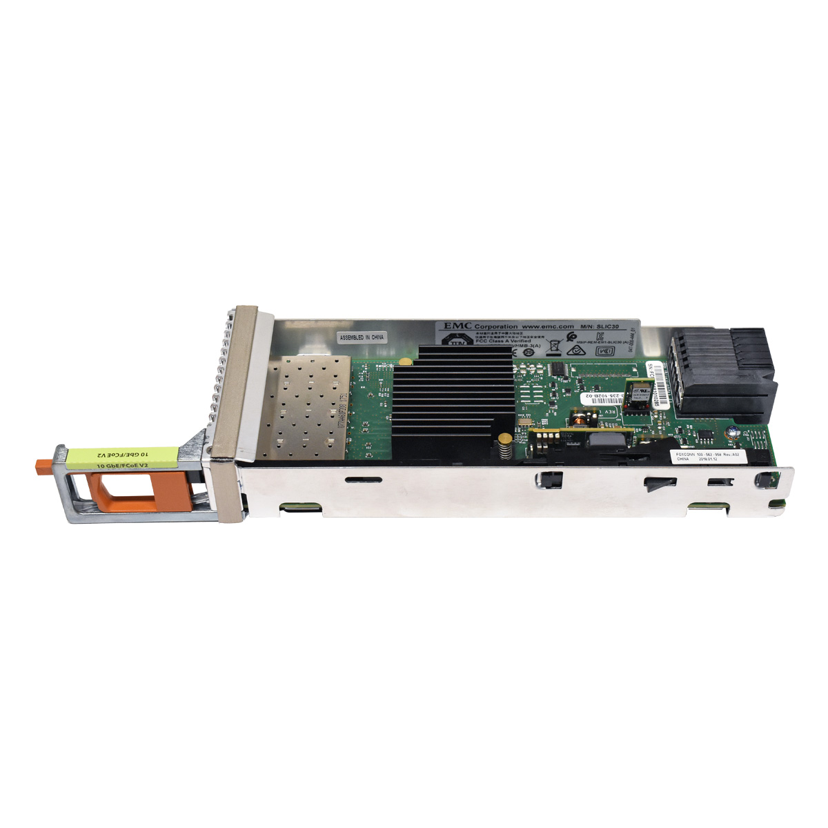 EMC VMAX SLIC30 303-235-102B-02 4-Port 10G SFP+ I/O Module 4 x mini GBICs EMC VMAX SLIC30 303-235-102B-02 4-Port 10G SFP+ I/O Module 4 x mini GBICs