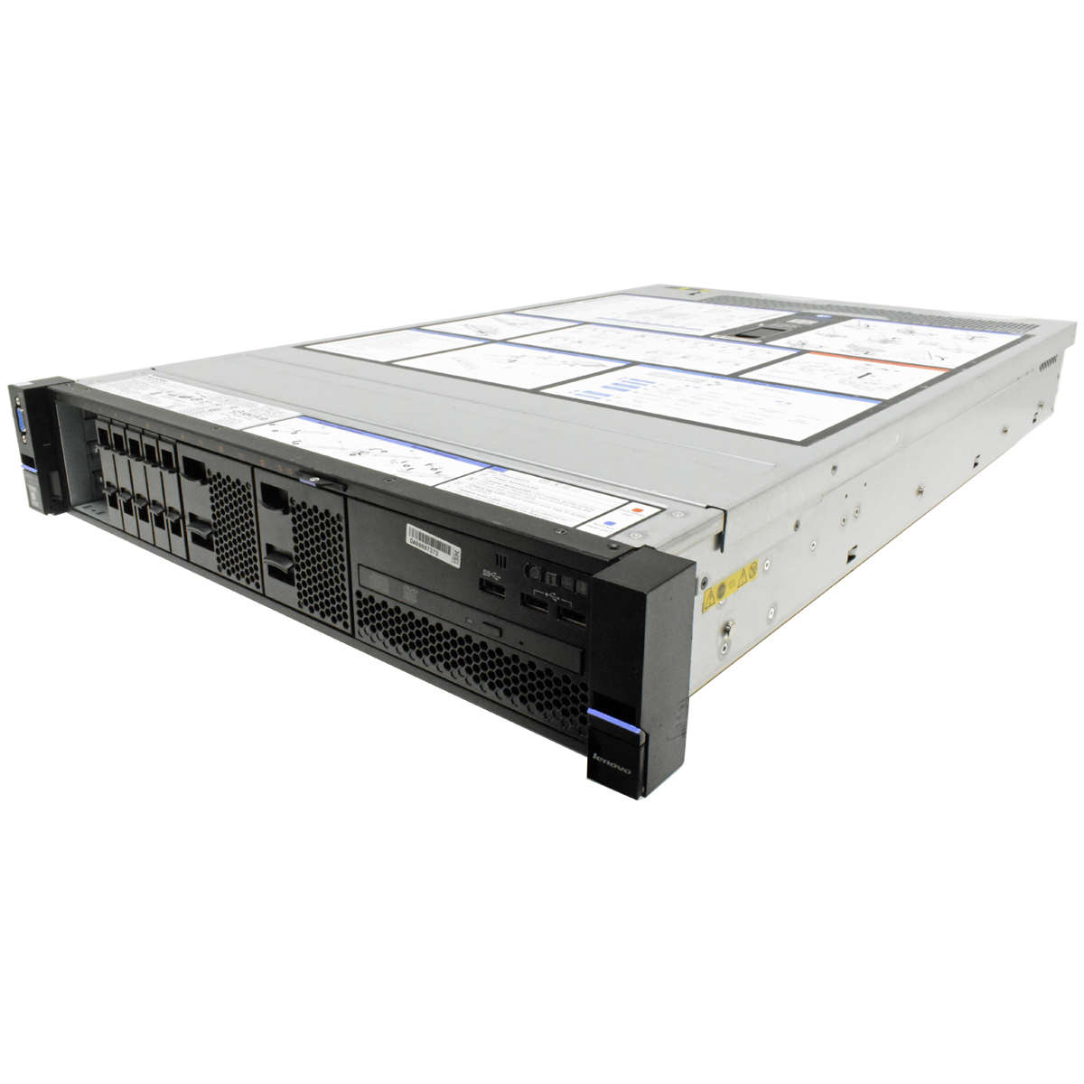Lenovo-System-x3650-M5-Server-ohne-CPU-0GB-DDR4-RA-002.jpg Lenovo System x3650 M5 Server Xeon E5-2637 V3 CPU 32GB PC4 8x SFF 2,5 M5210 12G