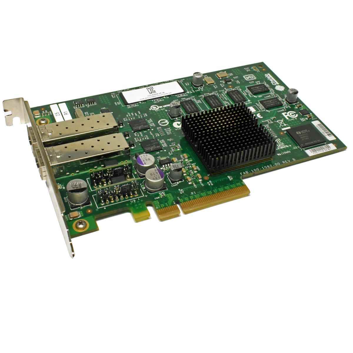 Chelsio CC2-S320E-SR Dual Port 10 GbE FC PCIe X8 Server Adapter 110-1114-30 B1 Chelsio CC2-S320E-SR Dual Port 10 GbE FC PCIe X8 Server Adapter 110-1114-30 B1