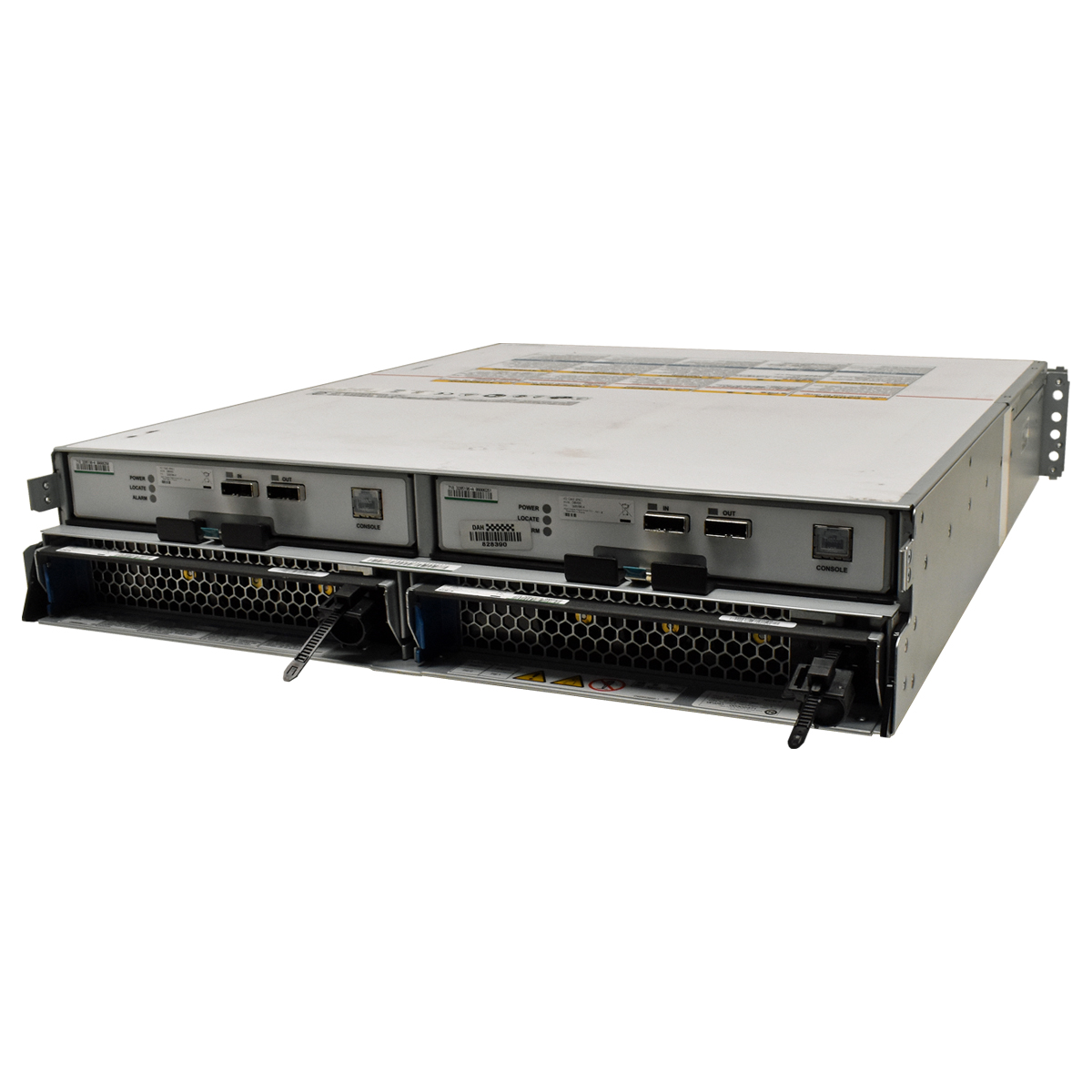 Hitachi Drive Box DF-F850-DBS 24x SFF 2,5" 2x I/O Card DBMS6 3285196-A 2x PSW 2U ohne Caddys Hitachi Drive Box DF-F850-DBS 24x SFF 2,5" 2x I/O Card DBMS6 3285196-A 2x PSW 2U ohne Caddys