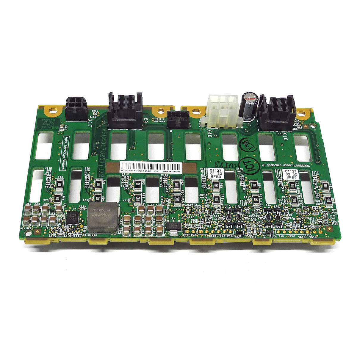 Fujitsu-A3C40173252-8x2-5-HDD-SAS-Backplane-for-Pr-003.jpg Fujitsu A3C40173252 8x2,5" HDD SAS Backplane for Primergy RX2520 M4 +Power Kabel