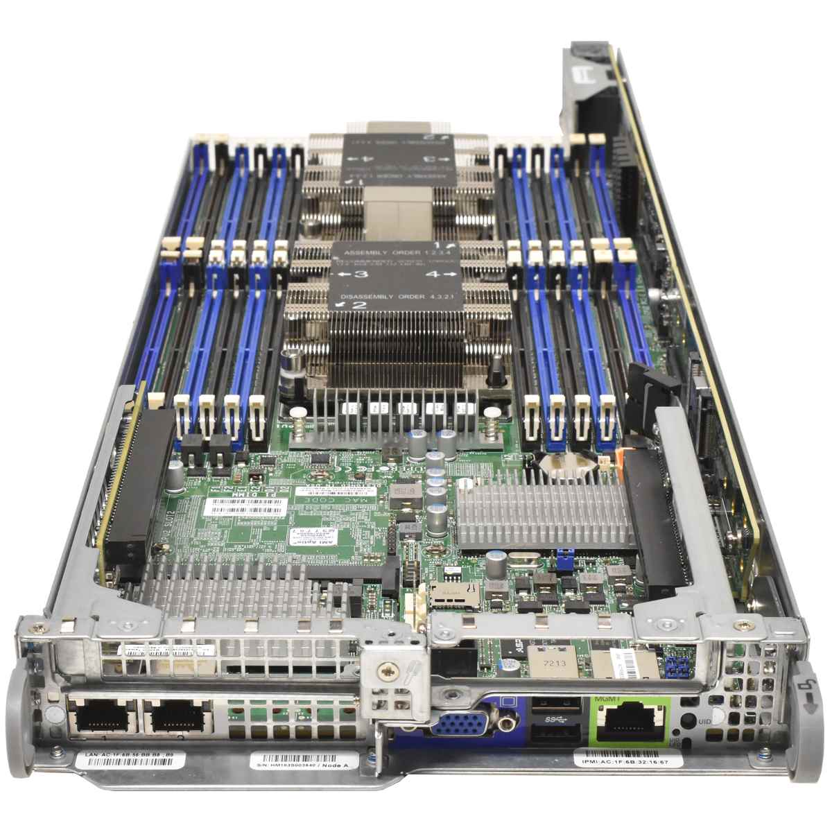 Nutanix 4 Node Server NXS2U4NS24G600 2x Node 2x PSU 2090W CSE-217B 24x SFF